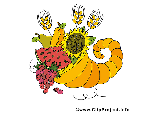 Fruits clipart - Action de grâce dessins gratuits