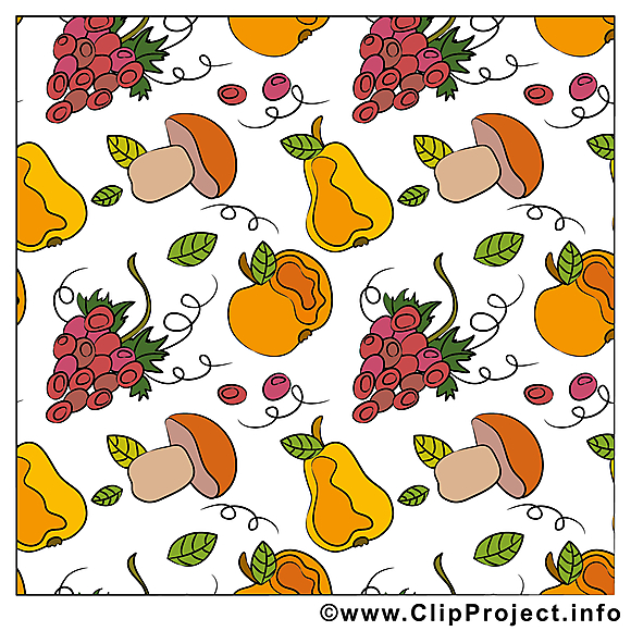 Fruits illustration - Action de grâce images gratuites