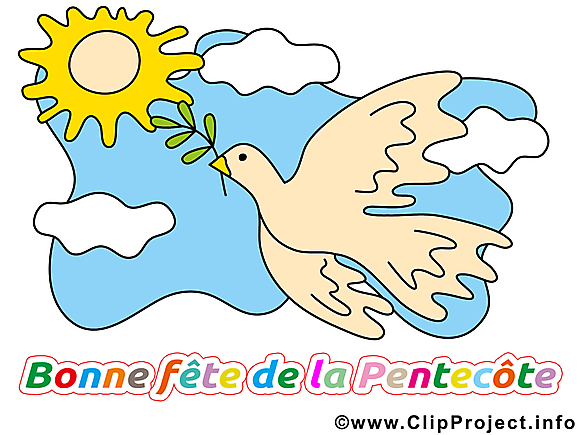Pigeon clipart gratuit - Pentecôte dessins gratuits