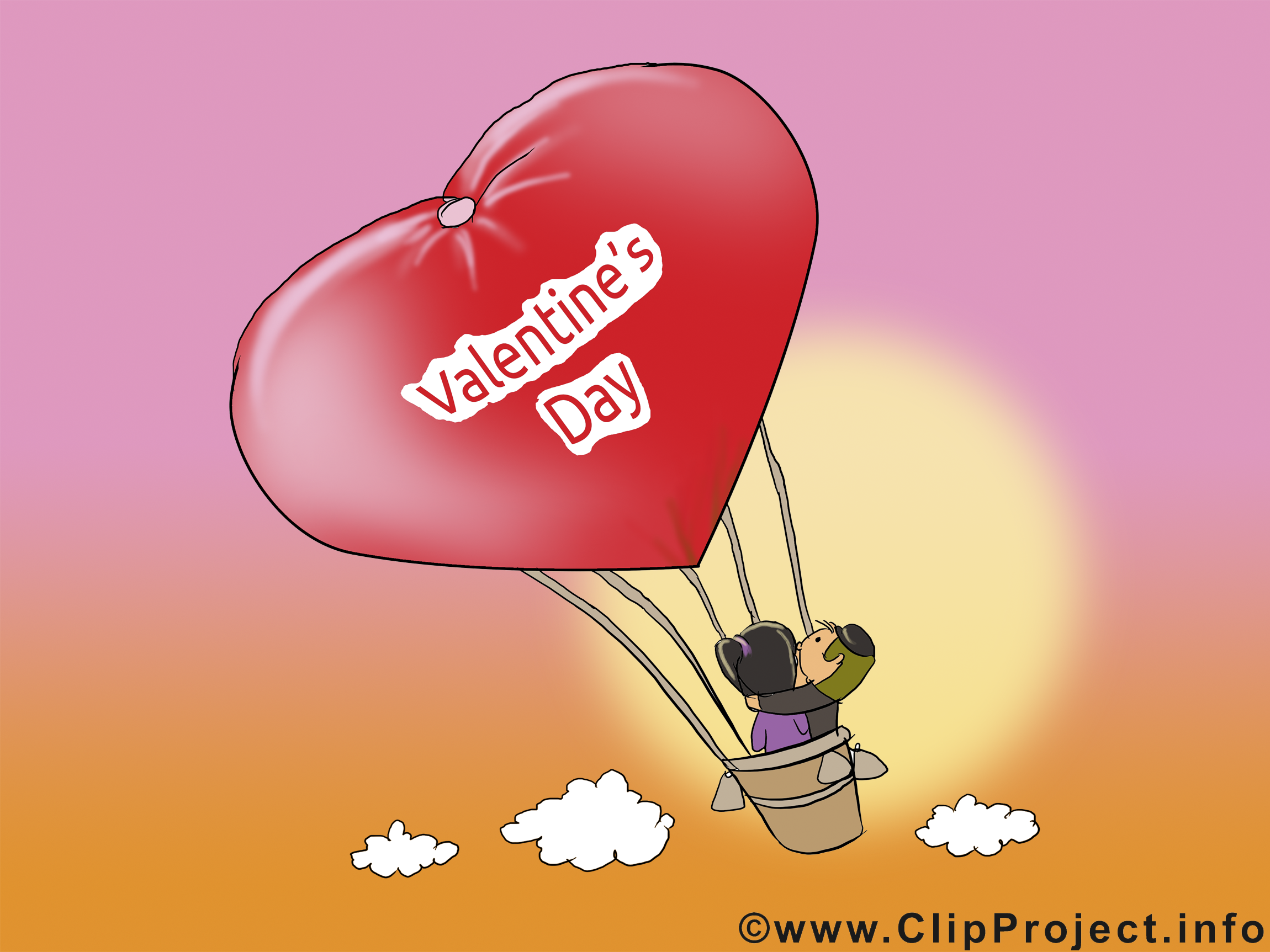 Ballon images – Saint-Valentin clipart gratuit