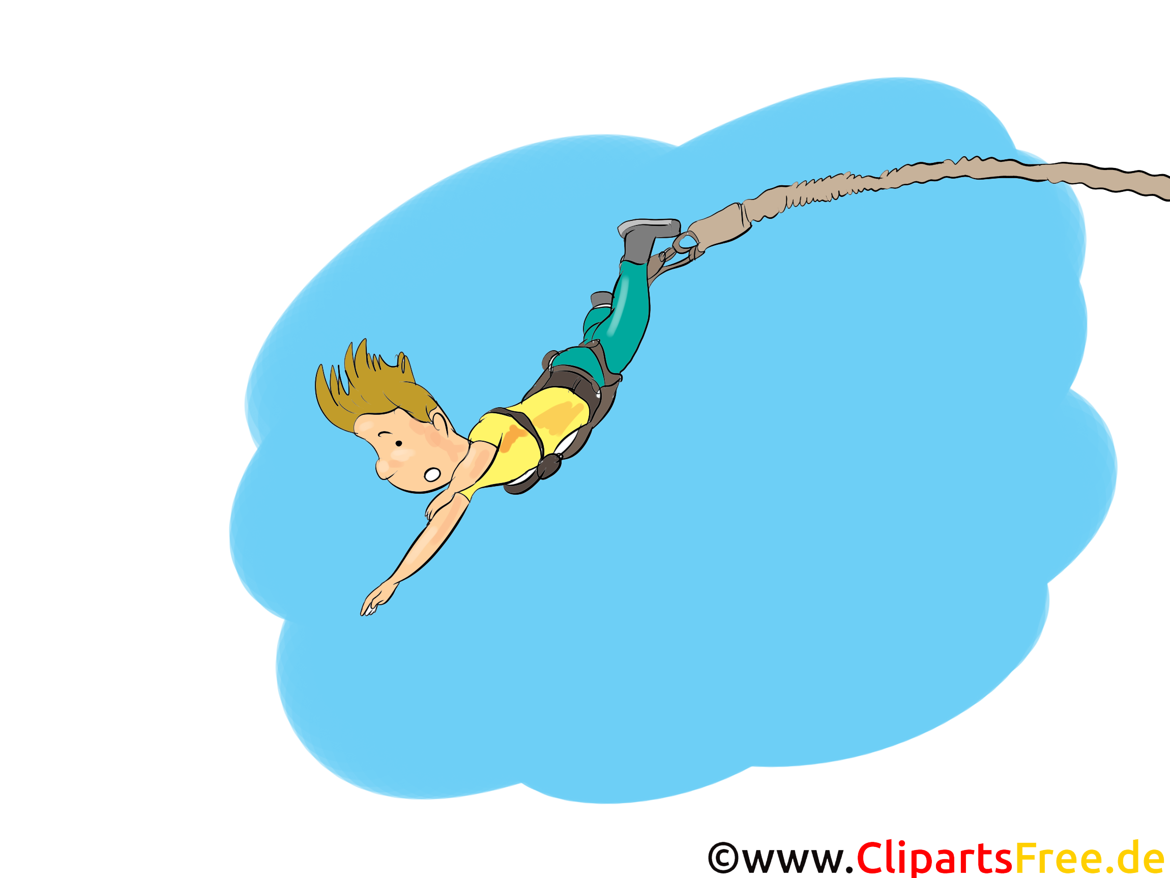 Base jumping dessin gratuit - Saut image