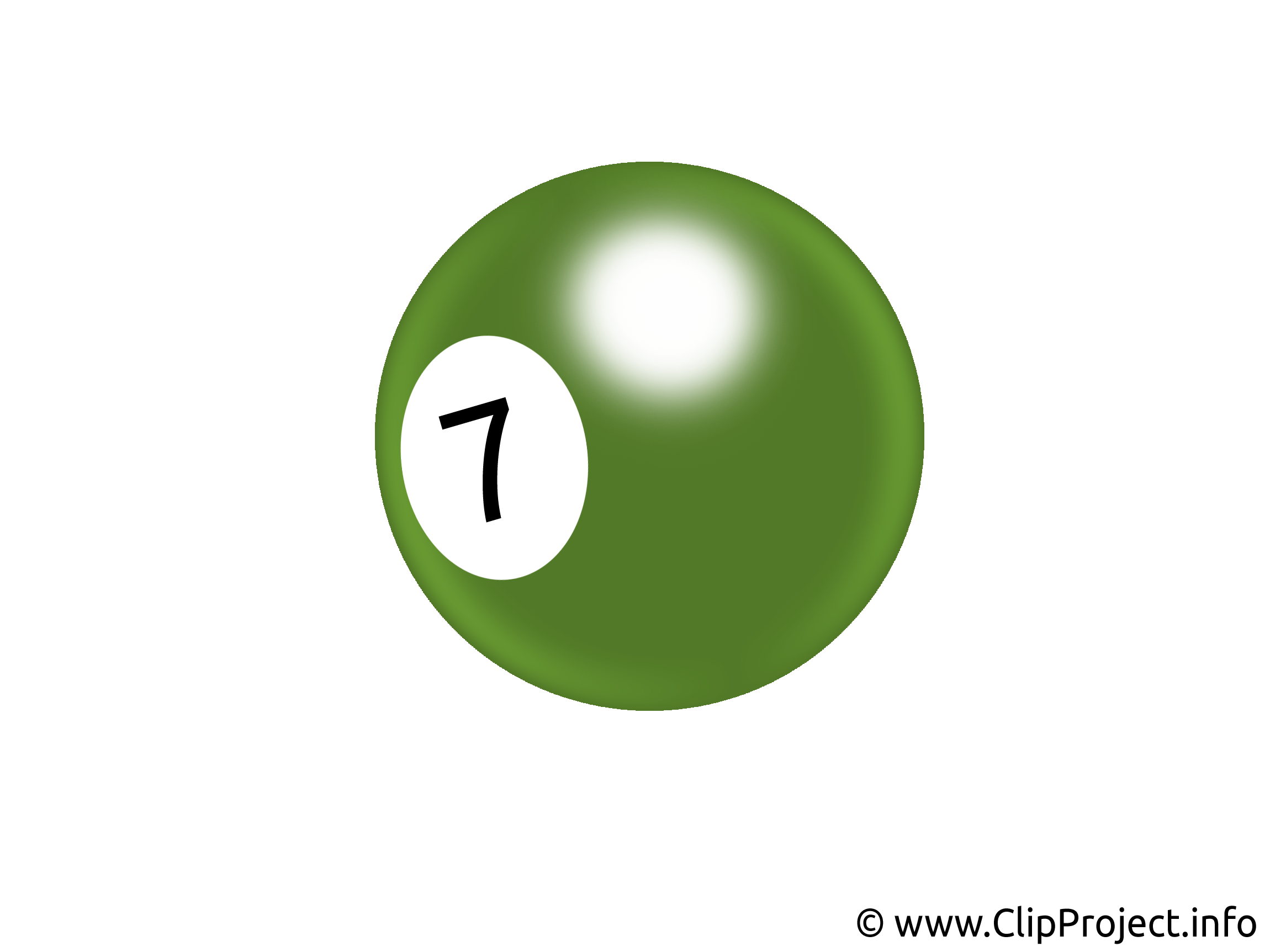 Boule de billard clip art gratuit