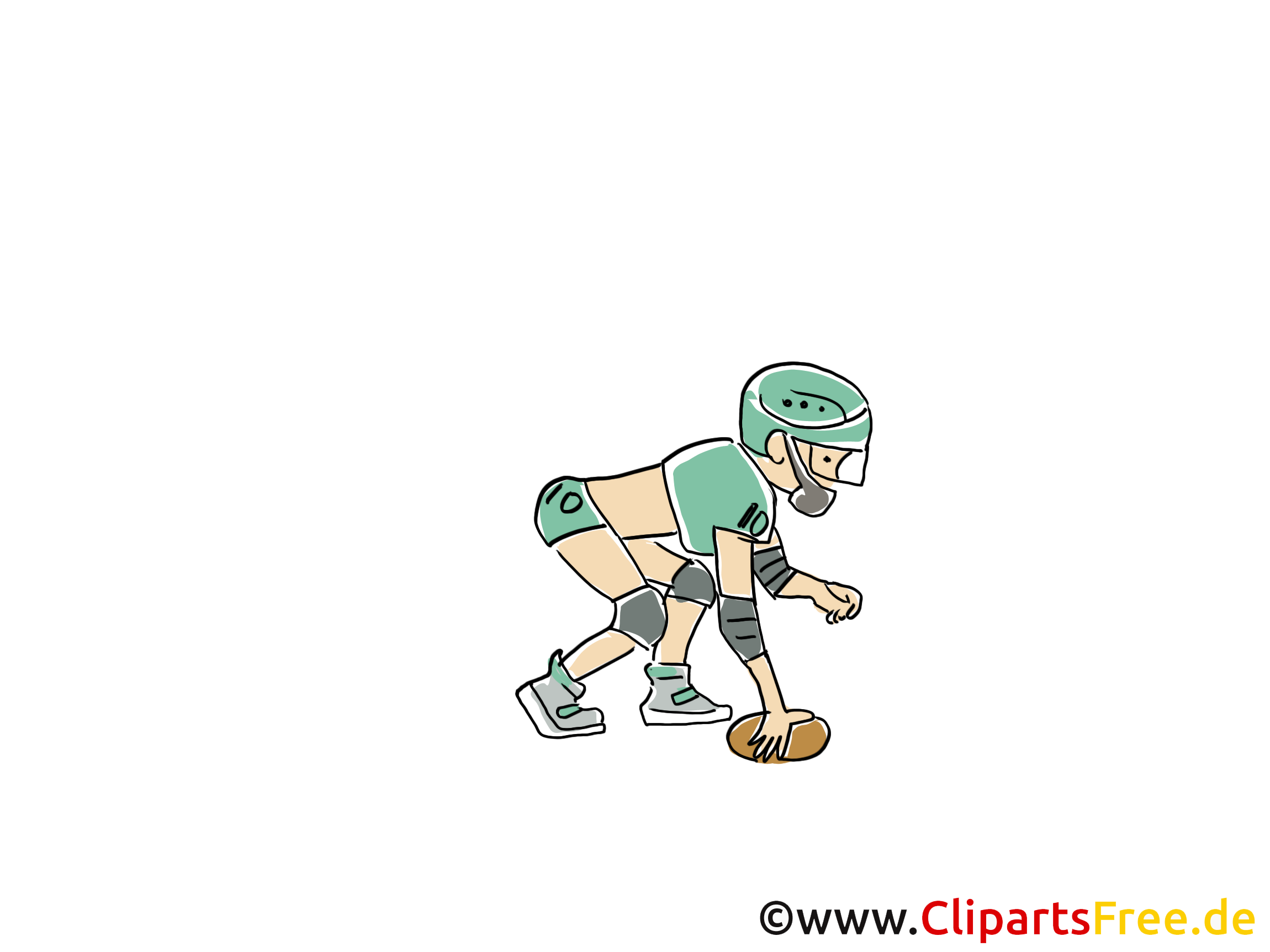 Football américain clip art – Ballon image