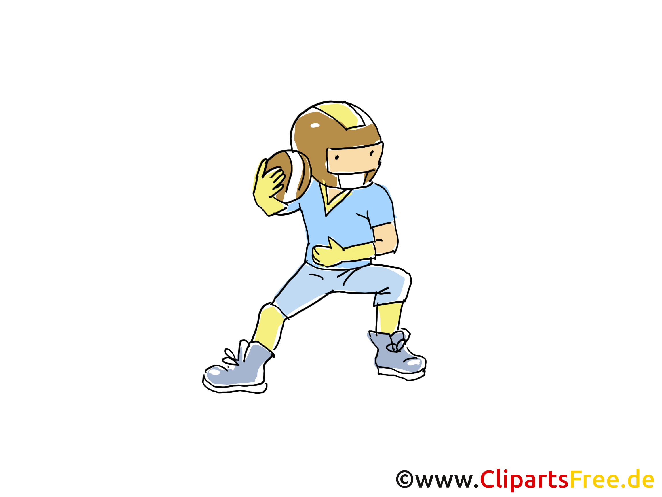 Football américain illustration gratuite Football américain illustration gratuite