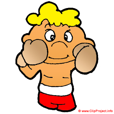 Garcon boxeur clipart gratuit