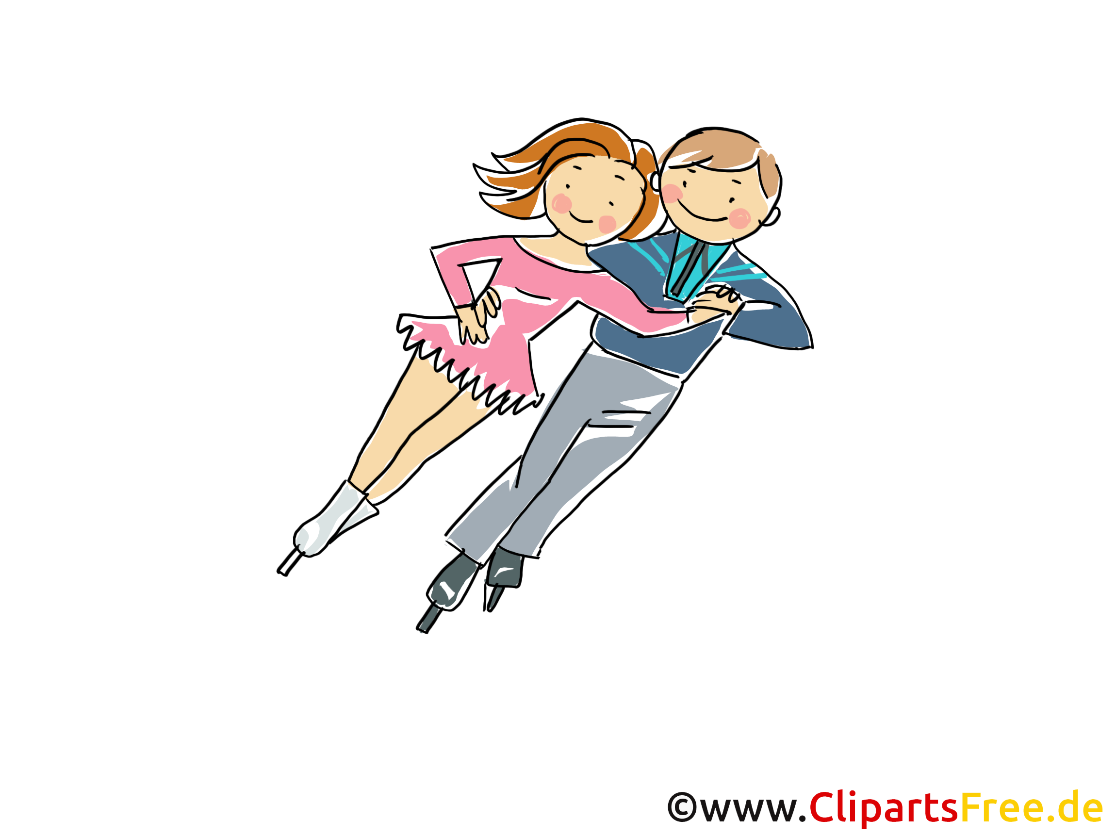 Patinage artistique clipart gratuit