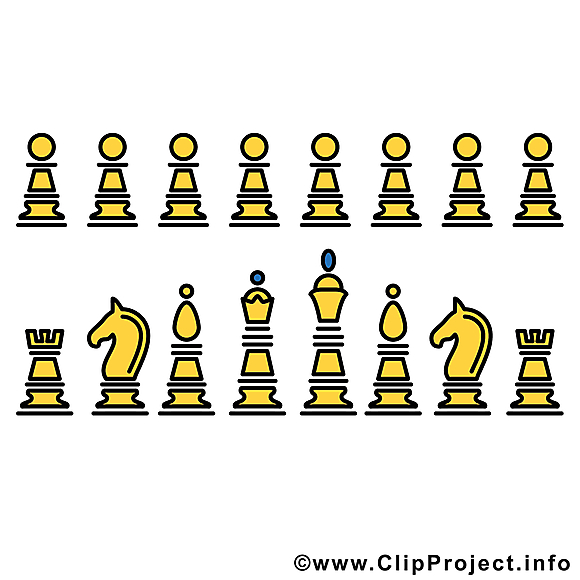 Pièces d'échecs illustration à télécharger gratuite