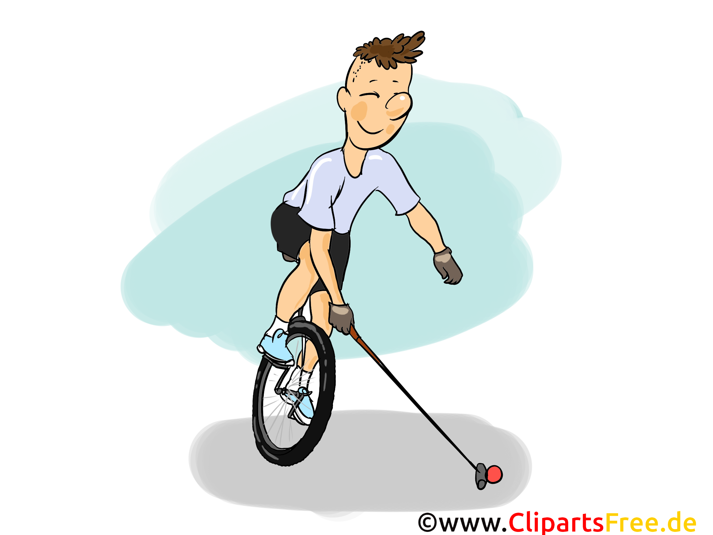 Polo sur monocycles illustration gratuite