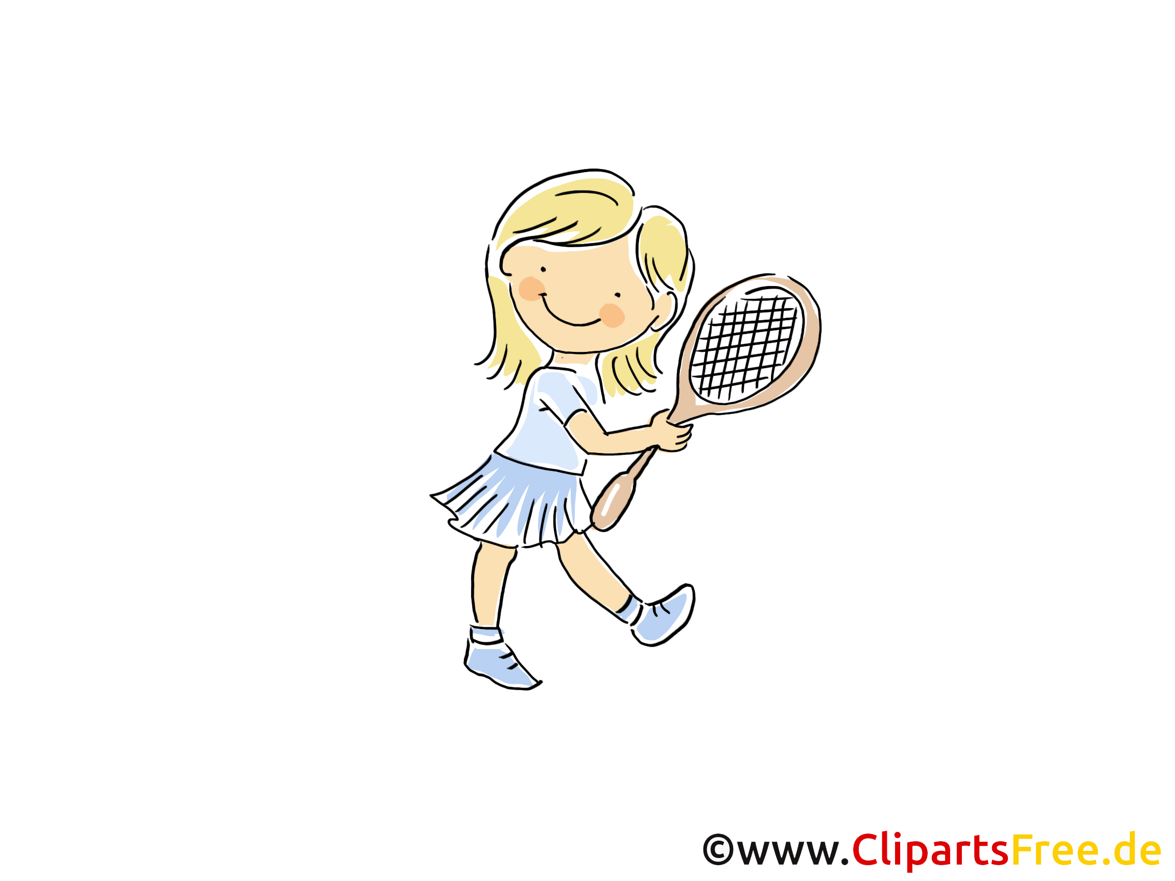 Volant clip arts gratuits - Tennis illustrations