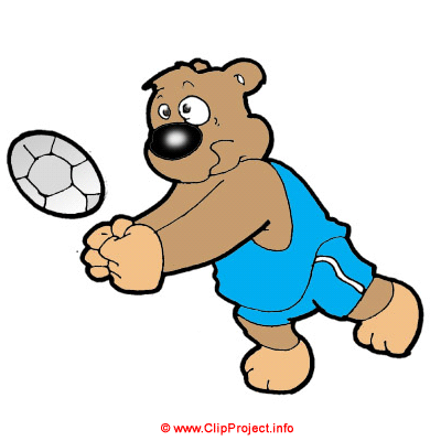 Volley-ball clipart gratuit