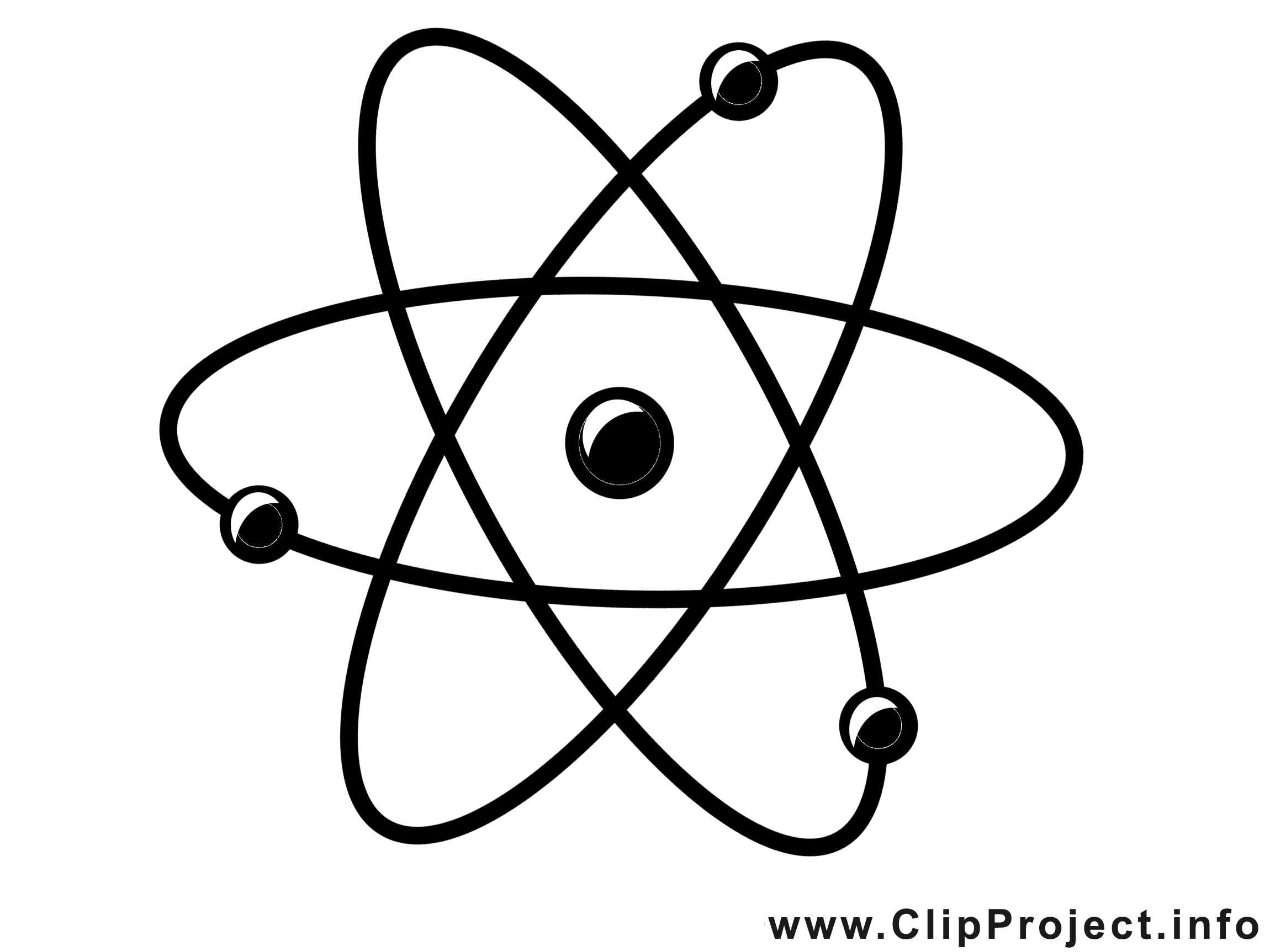 Atome images gratuites Chimie  clipart gratuit 