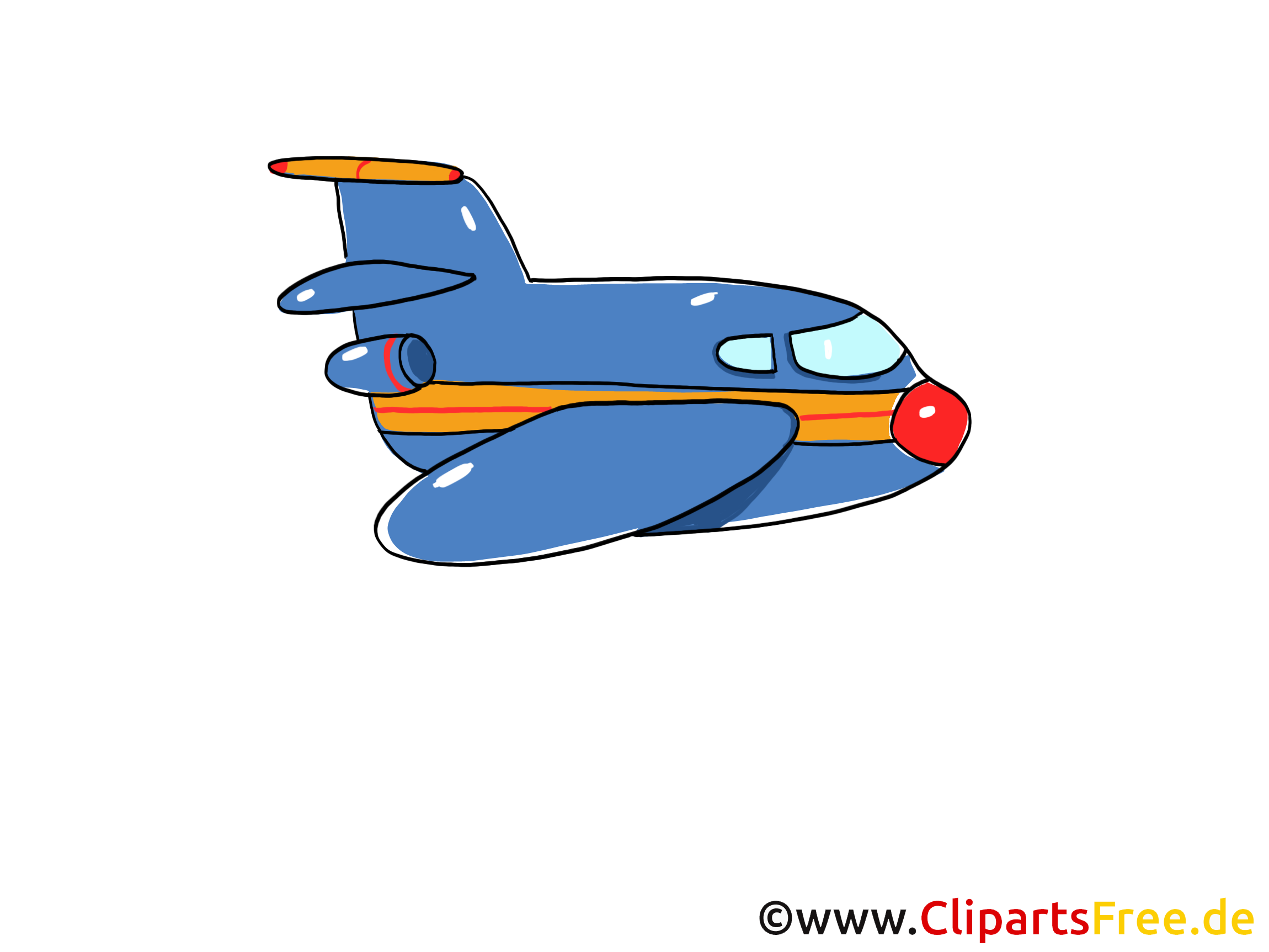 Avion illustration gratuite clipart