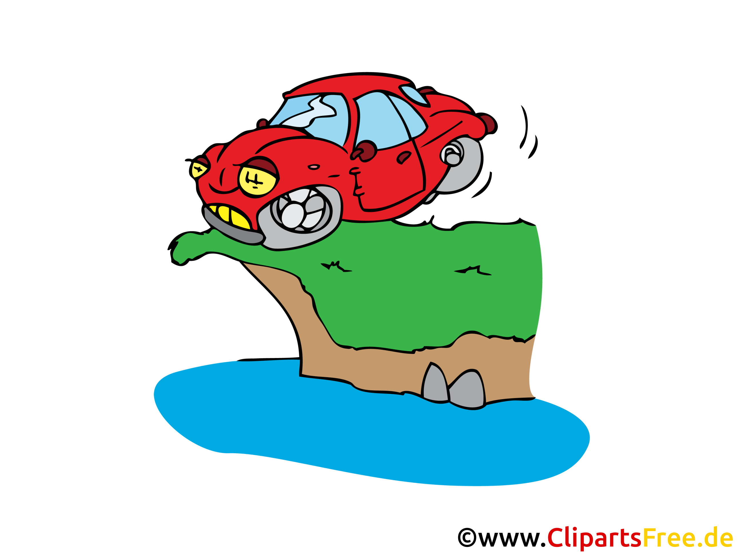 Précipice clipart gratuit - Voiture images