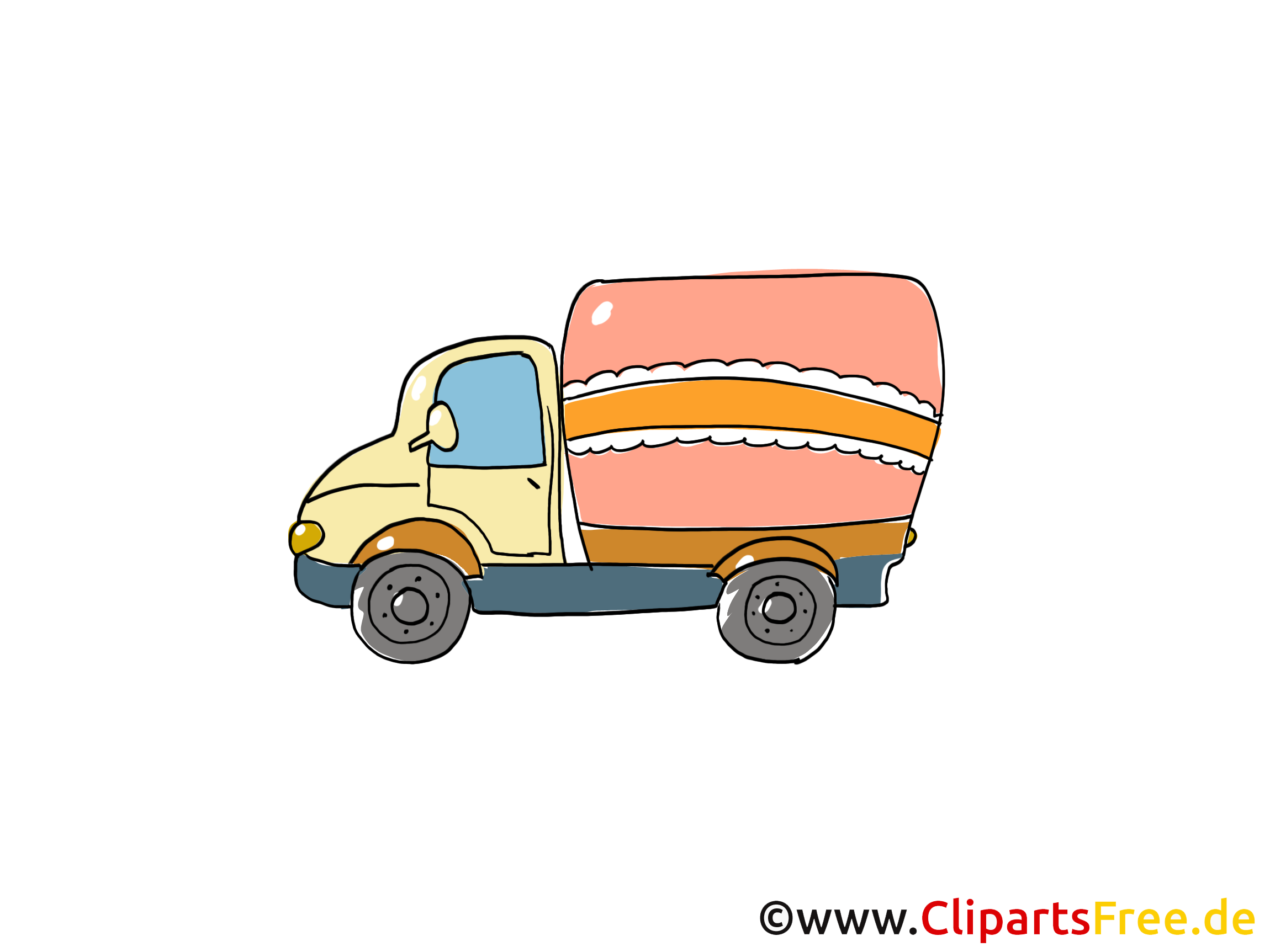 Camion dessin - Voiture cliparts à télécharger