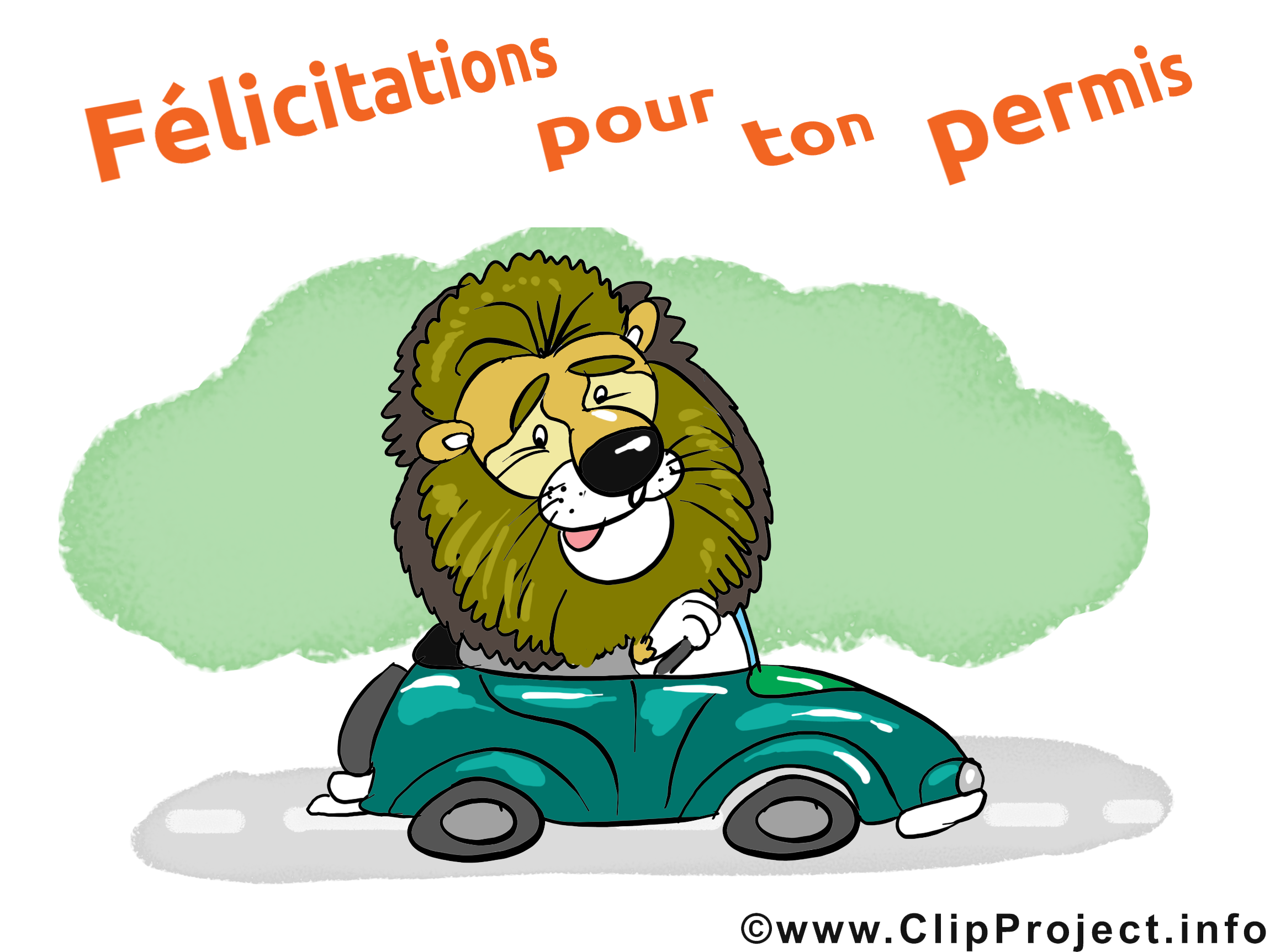 Lion jolie carte - Voiture images gratuites