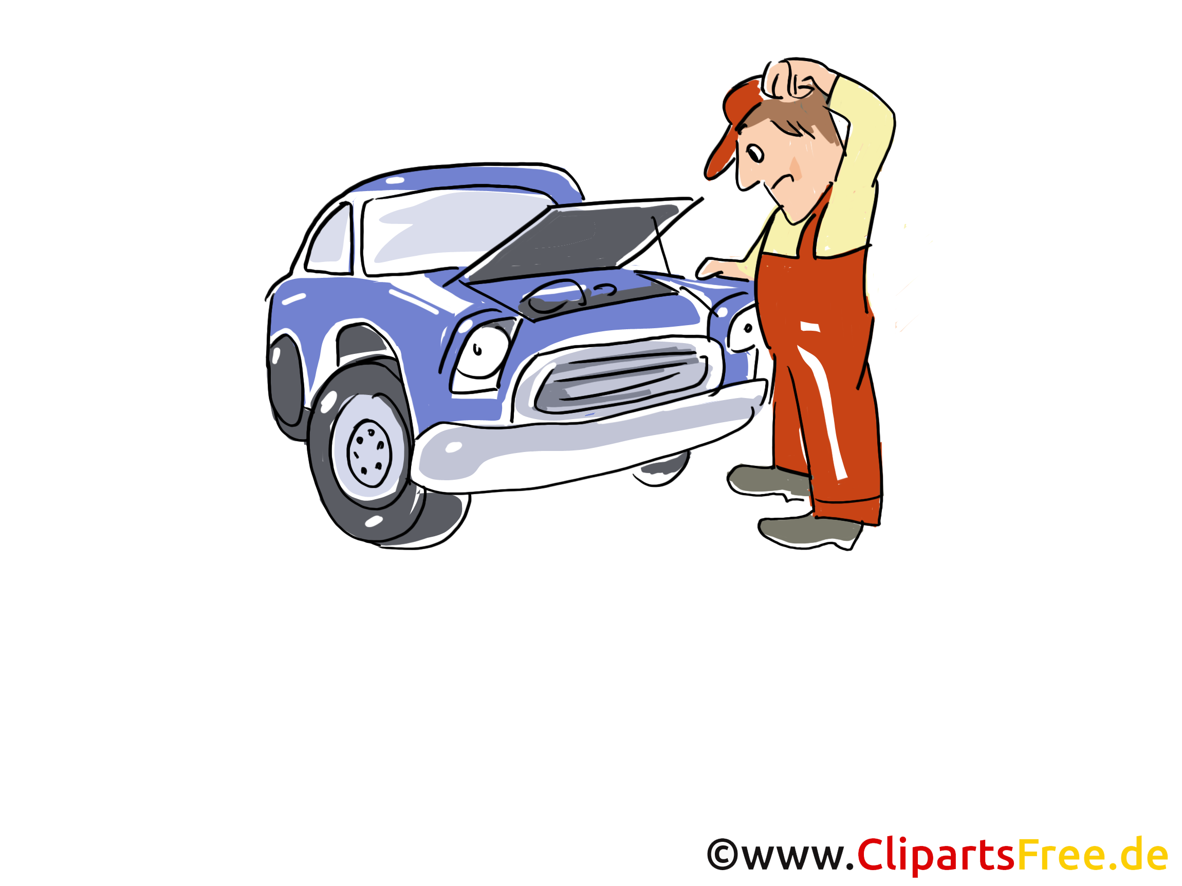 Ouvrier images gratuites - Voiture clipart