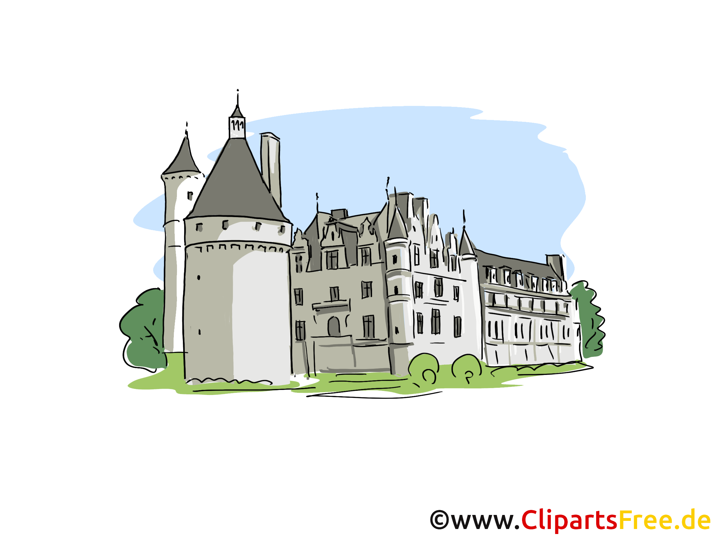 Château image à télécharger - Tours clipart