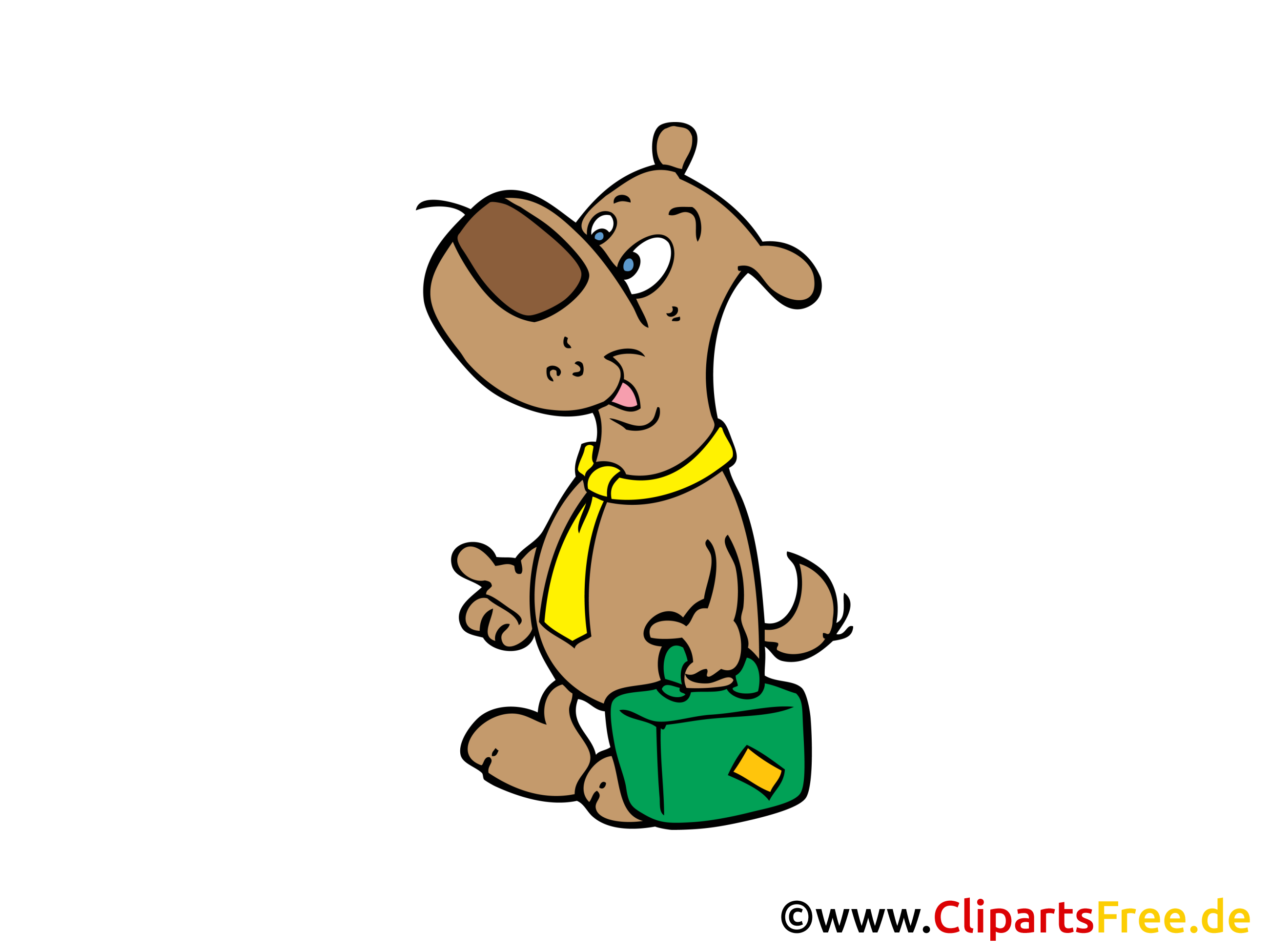 Chien images gratuites - Voyage clipart