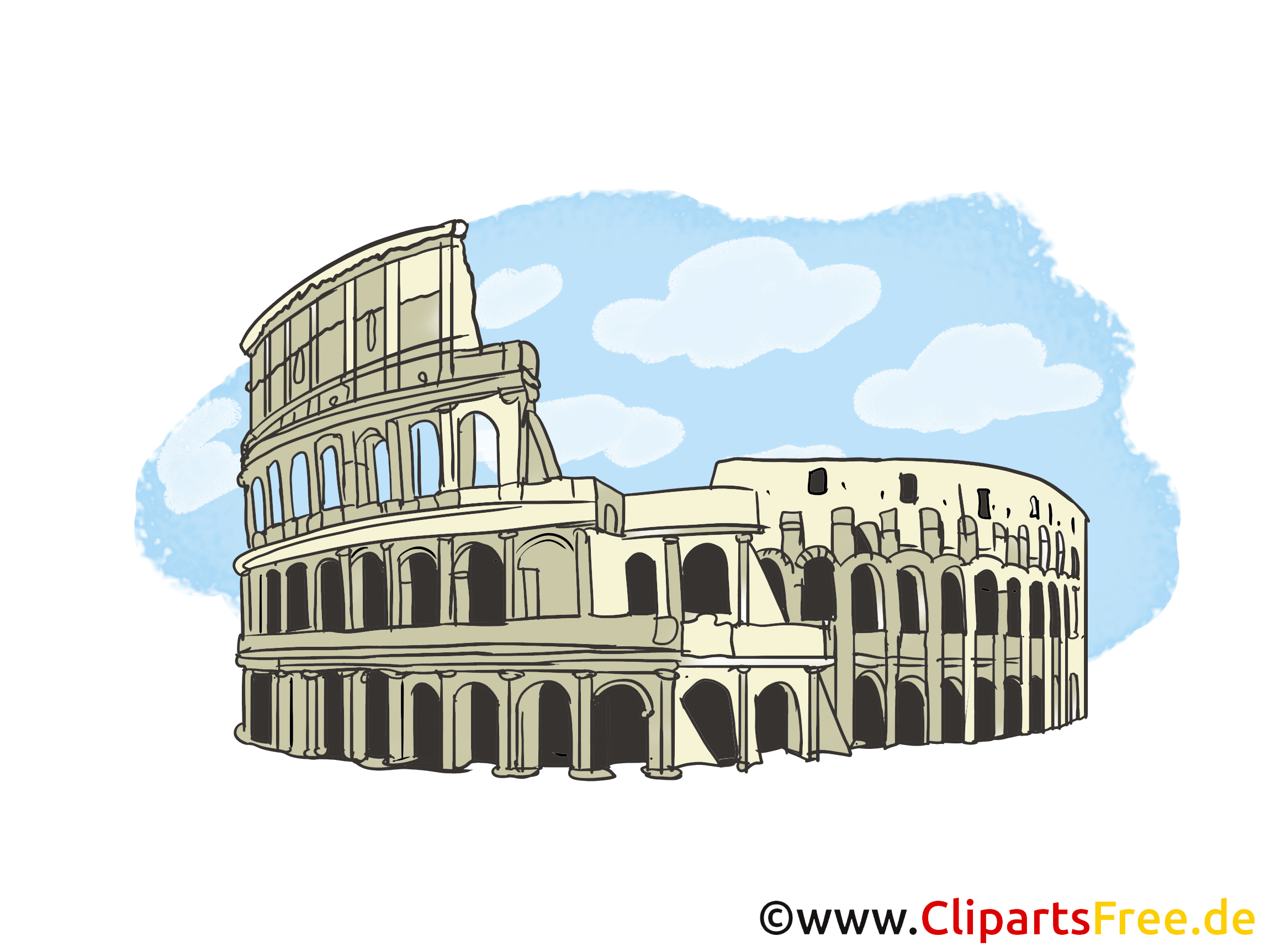 Colisée jolie carte - Rome images gratuites Colisée jolie carte - Rome images gratuites