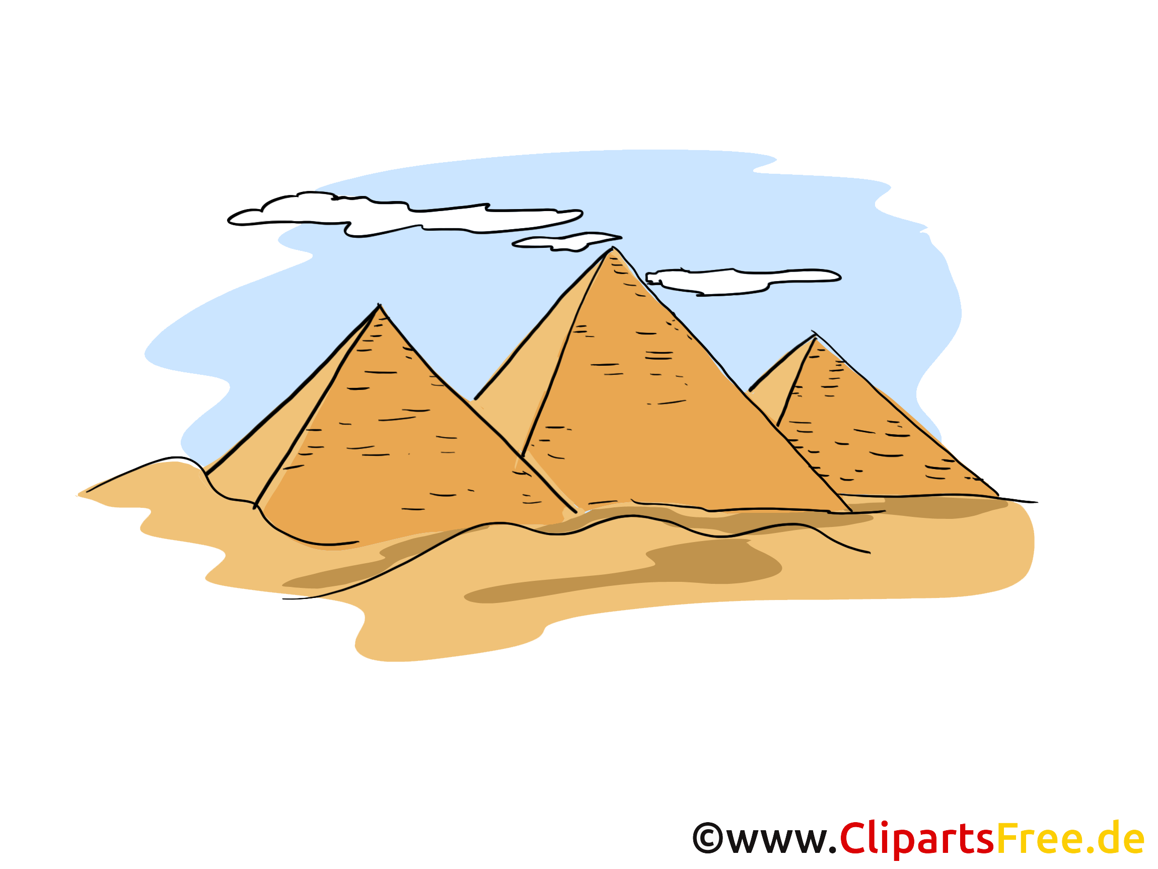 Egypte dessin à télécharger - Pyramides images