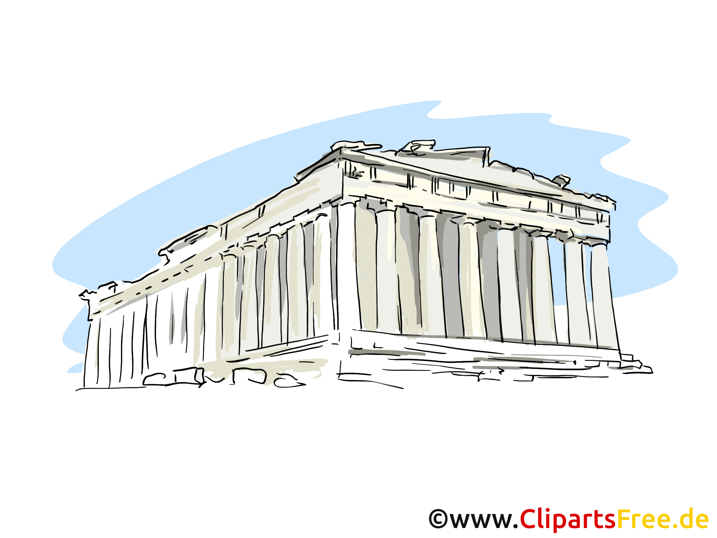 Grèce illustration - Acropol carte gratuite
