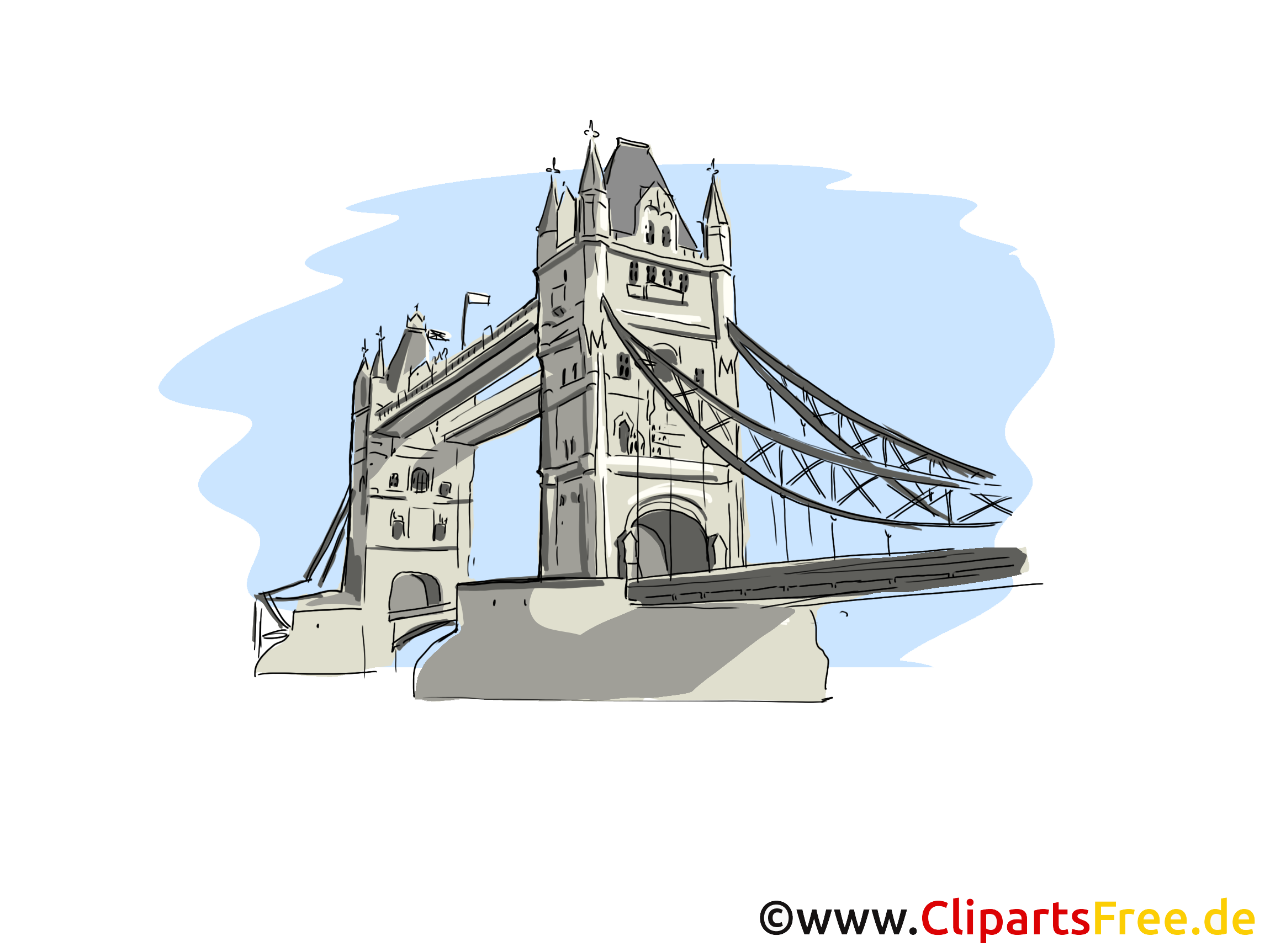 Londres jolie carte - Tower Bridge images gratuites