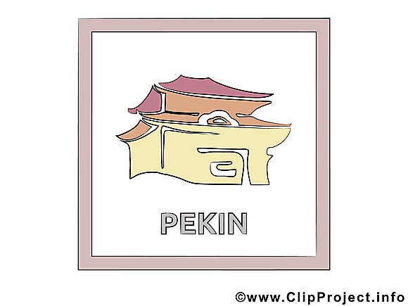 Pekin dessin gratuit- Chine clip arts