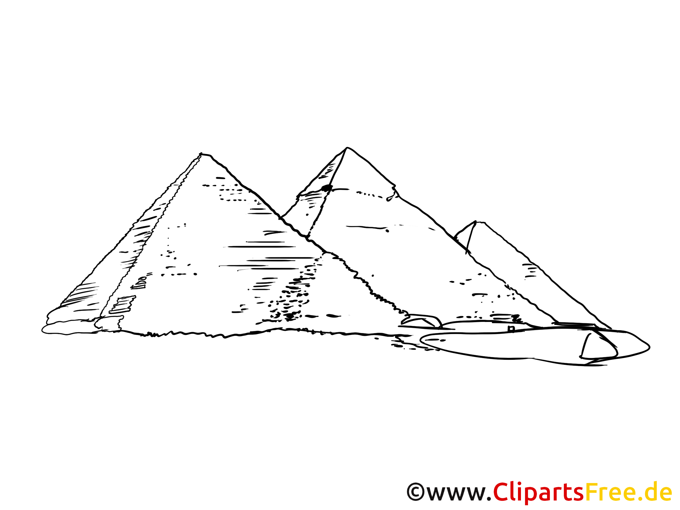 Pyramides carte gratuite - Egypte images gratuites