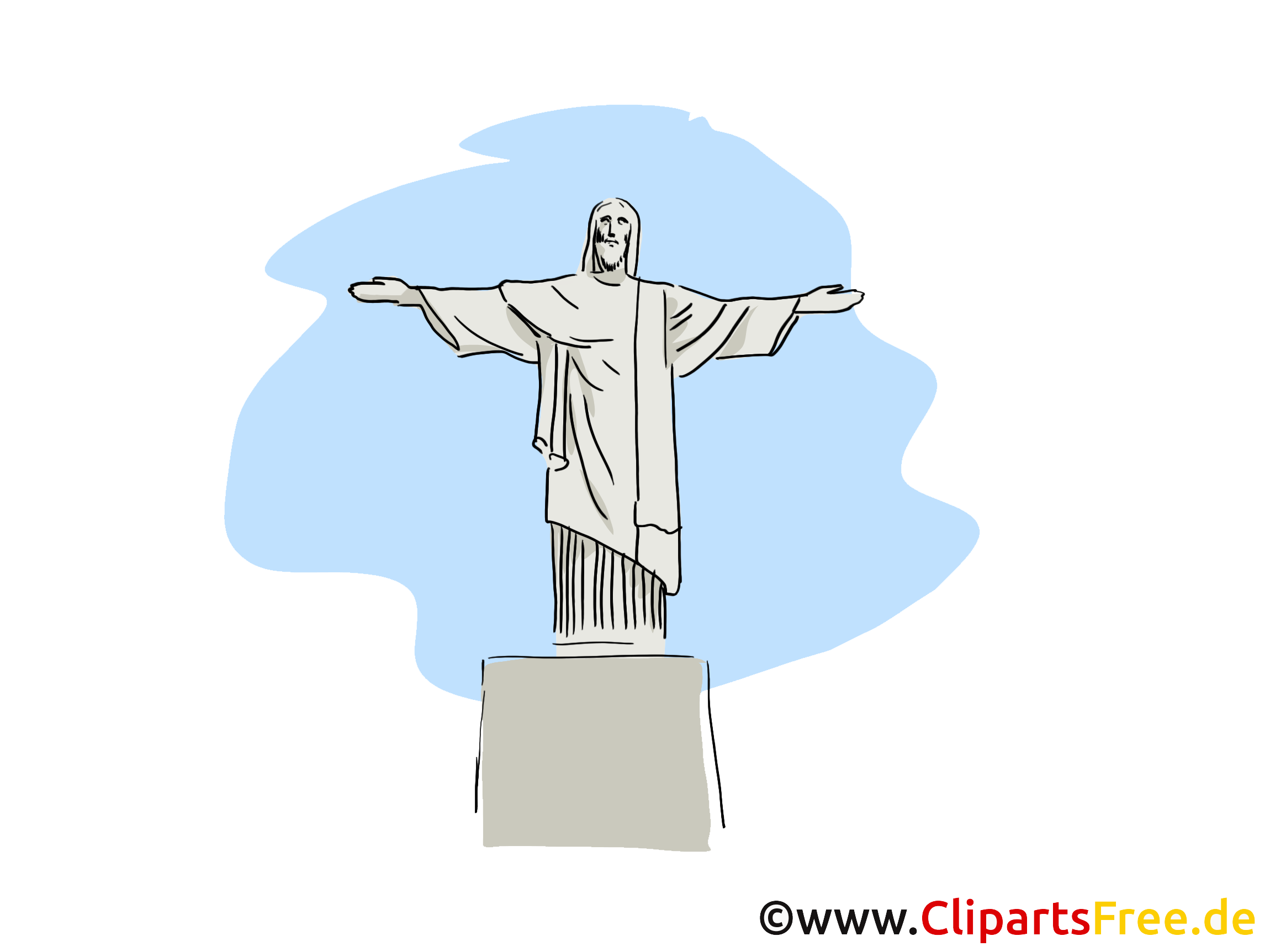 Rio de Janeiro illustration - Christ Rédempteur image