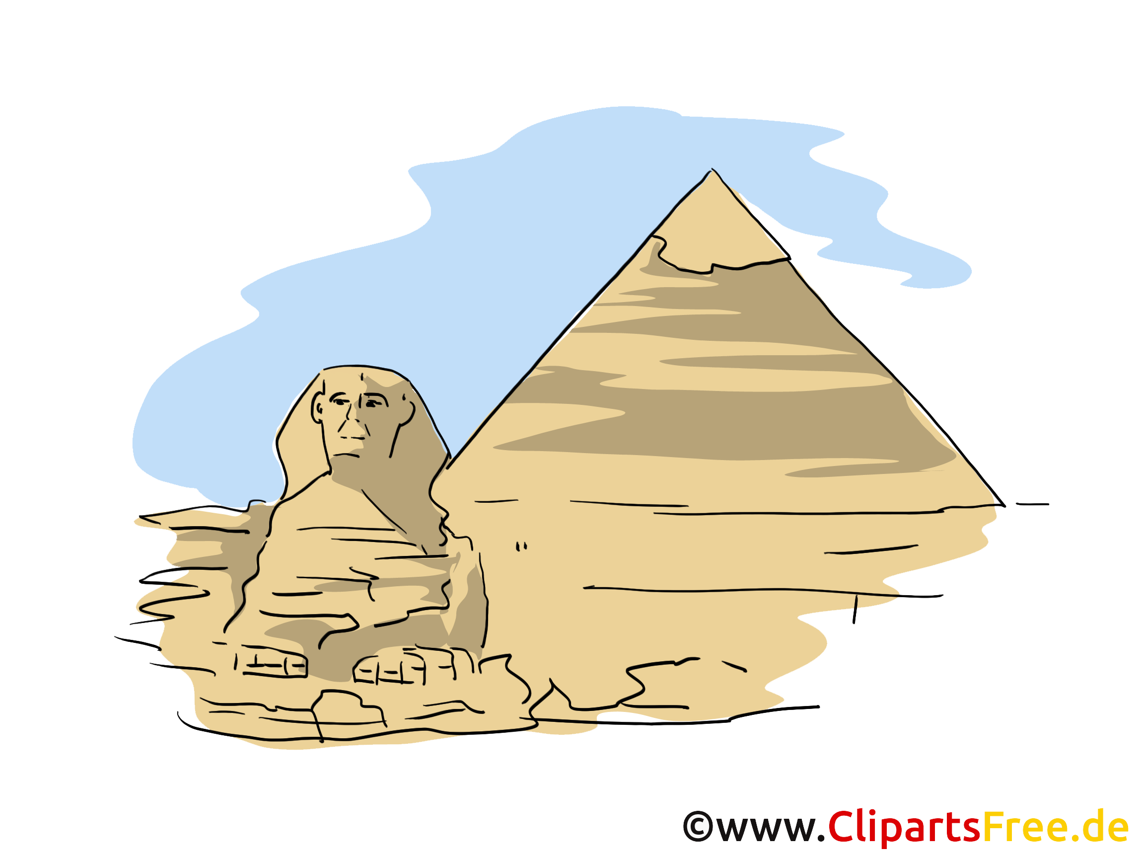 Sphinx image gratuite - Pyramide cliparts