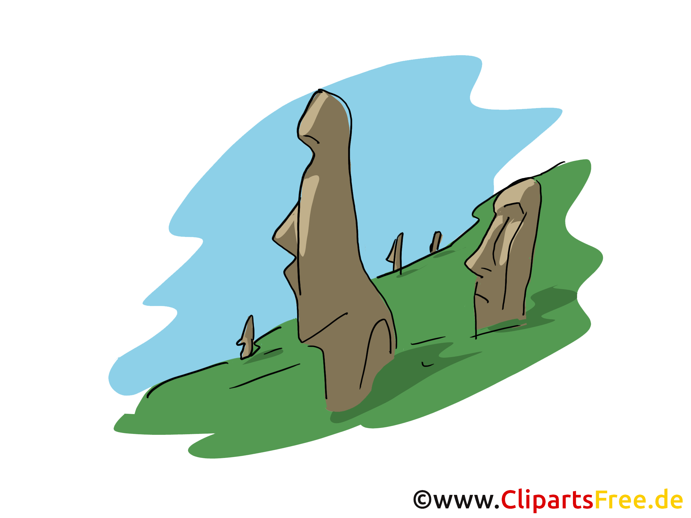 Stonehenge clip arts gratuits - Angleterre illustrations