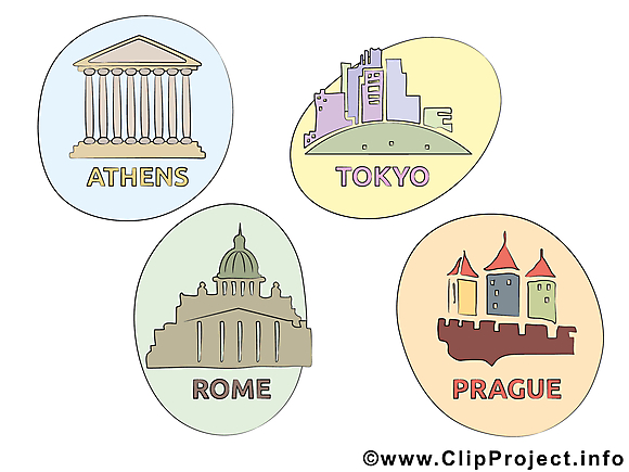 Villes clipart gratuit - Magnet images gratuites