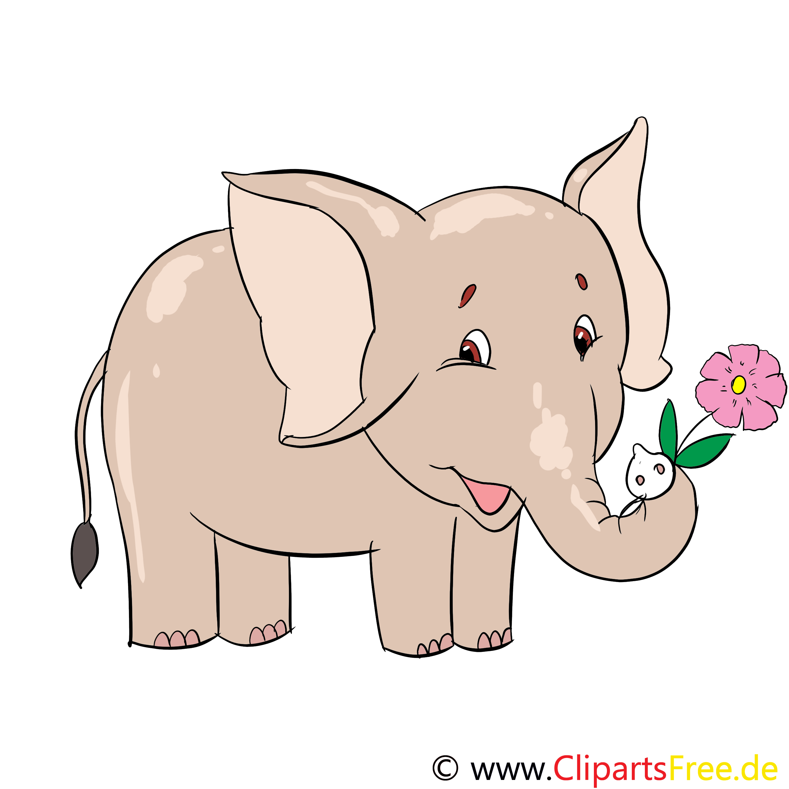 Éléphant dessin – Animal clip arts gratuits