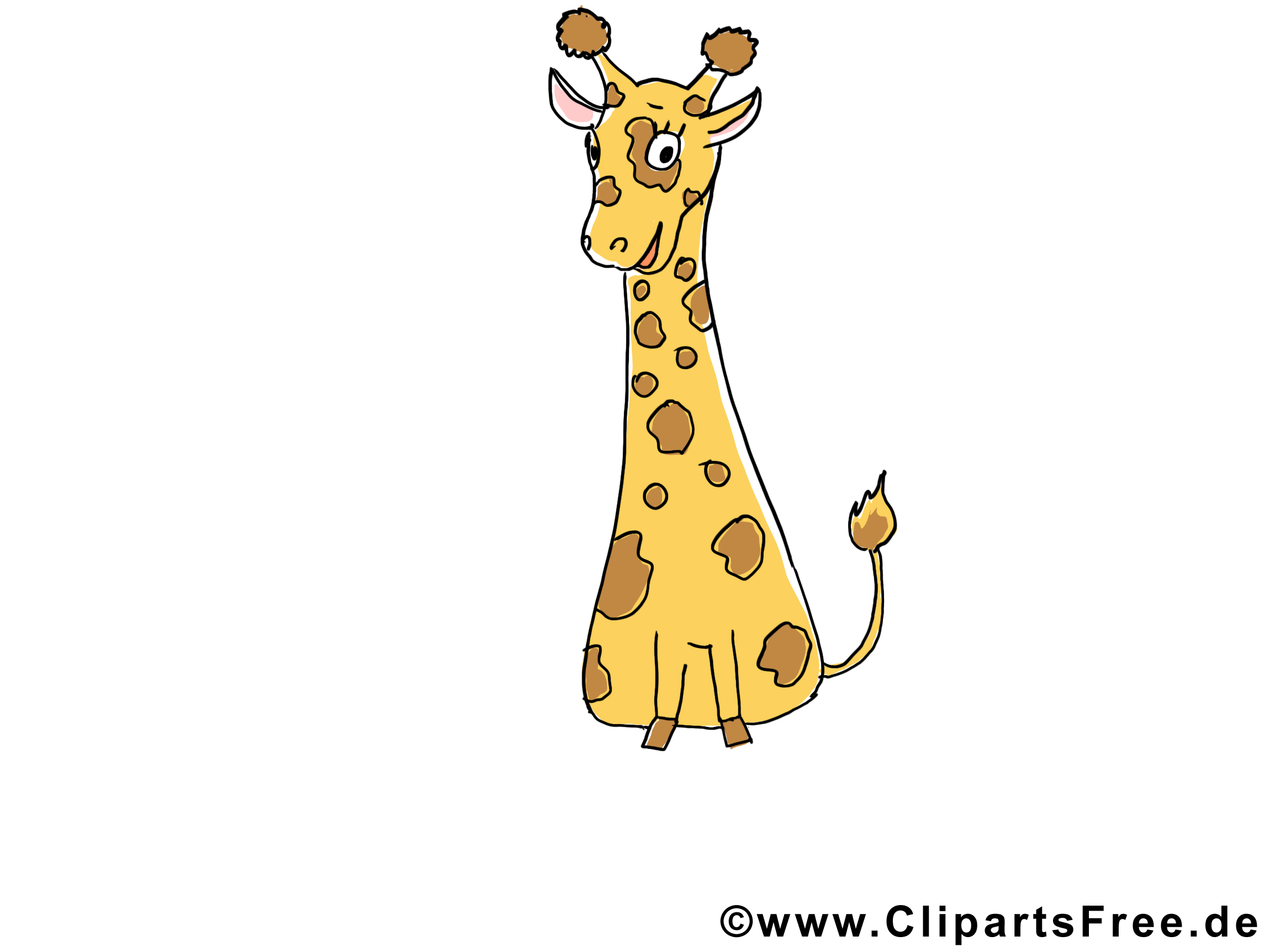 Girafe image gratuite – Animal illustration