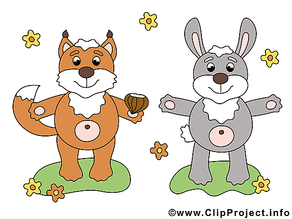 Lapin renard image gratuite – Animal clipar