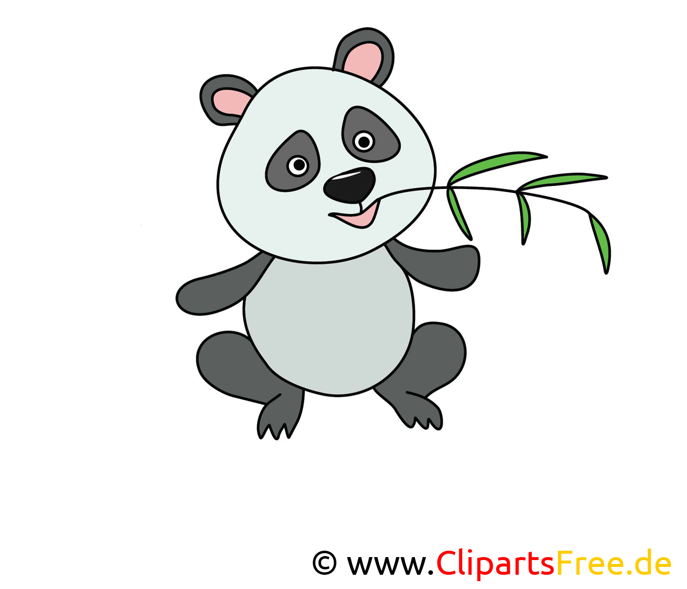 Panda clip arts gratuits – Animal illustrations