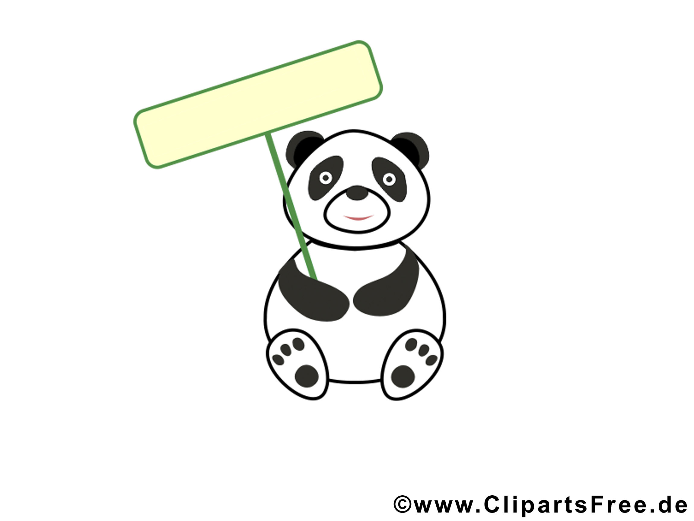 Panda cliparts gratuis – Animal images