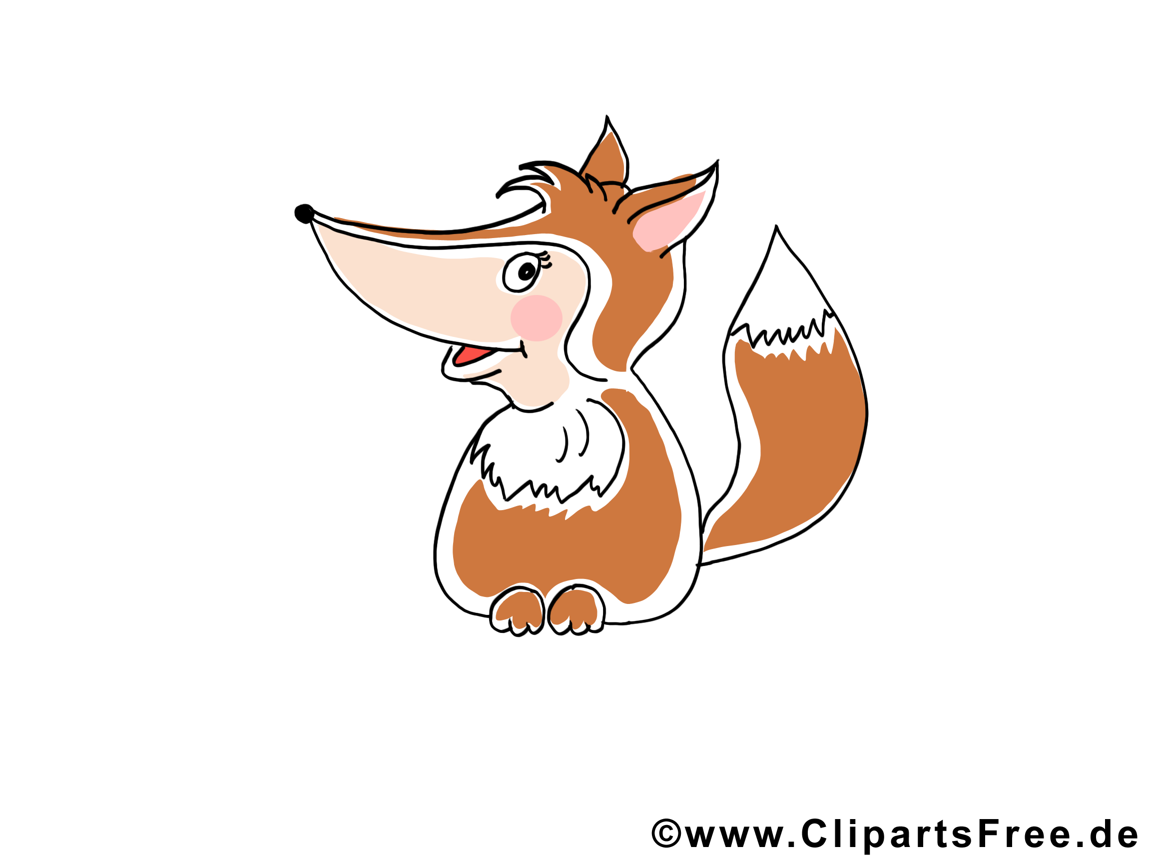 Renard cliparts gratuis – Animal images