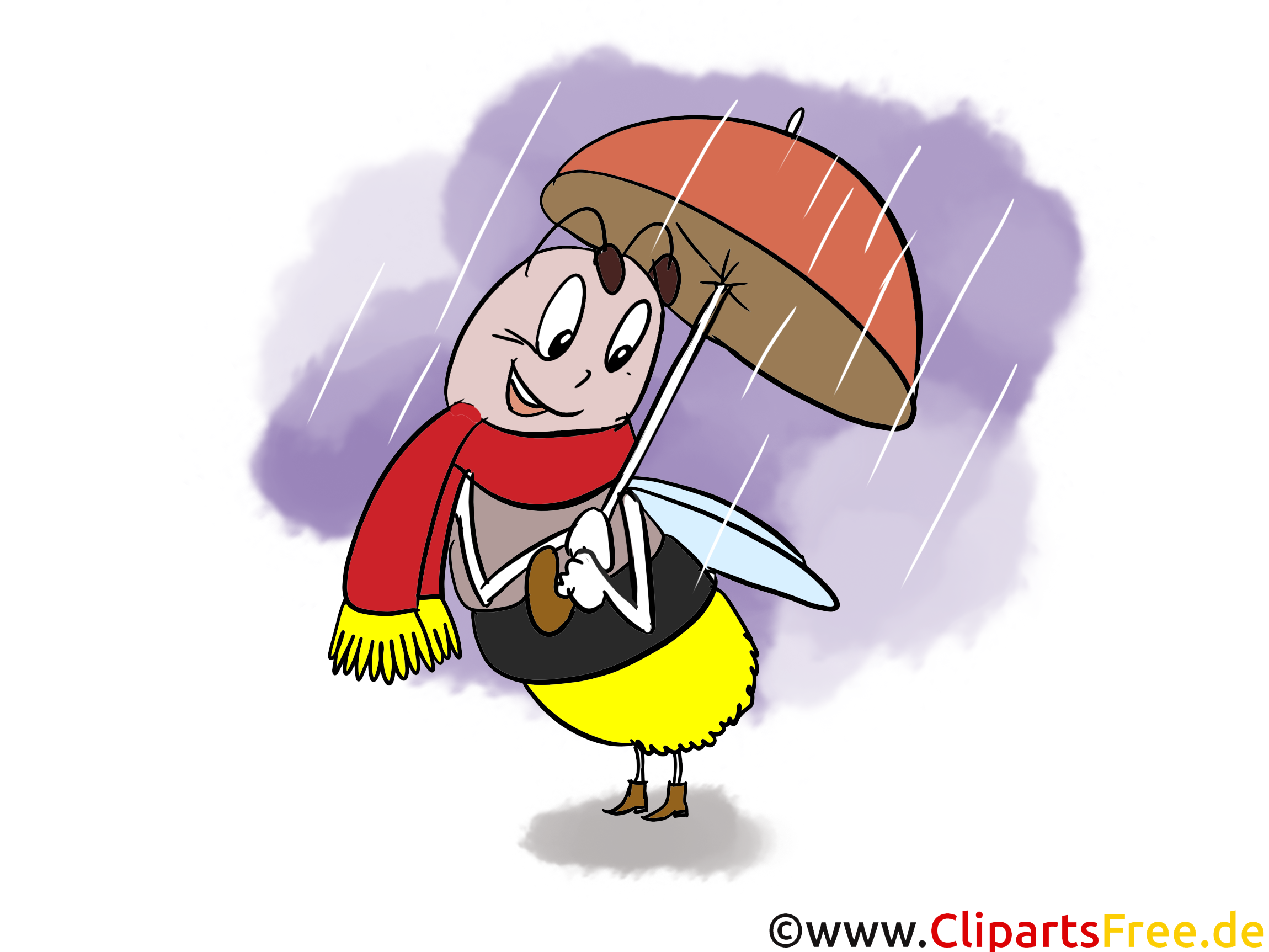 Abeille pluie  clip art  gratuit Automne  images Automne  