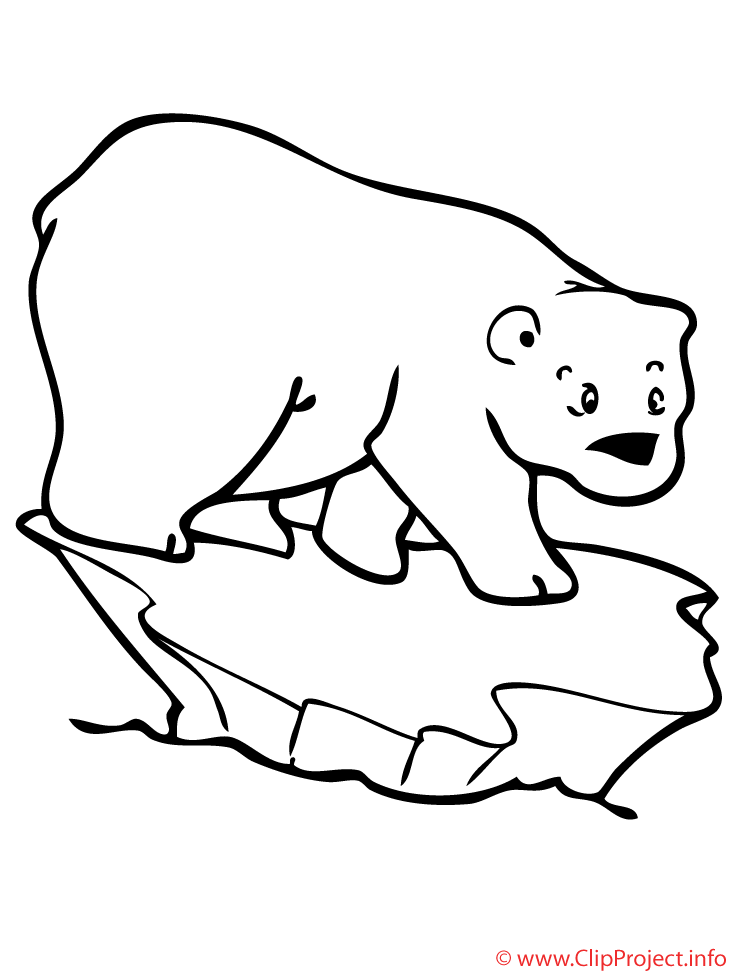 Ours coloriage - Animaux coloriages gratuit dessin, picture, image