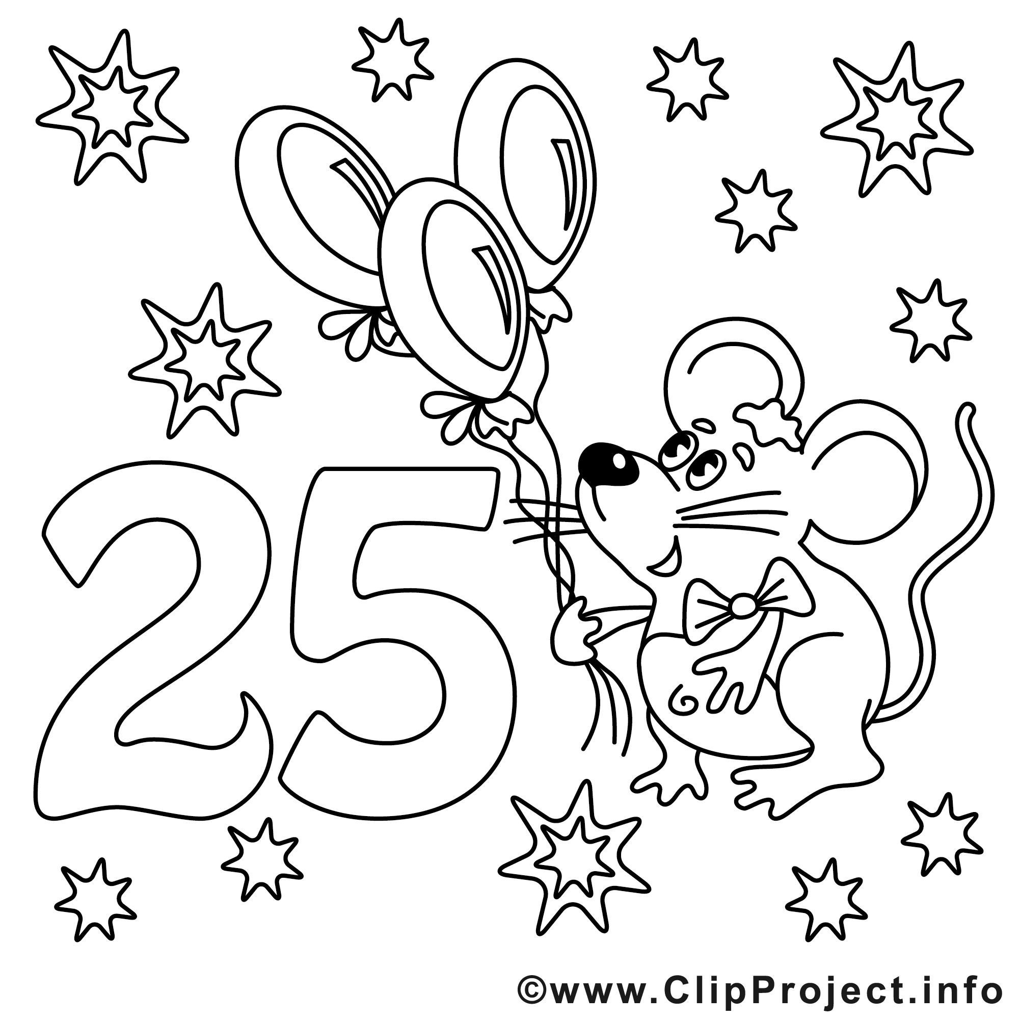 25 Ans Image Gratuite Anniversaire A Imprimer Anniversaire Coloriages Gratuit Dessin Picture Image Graphic Clip Art Telecharger Gratuit