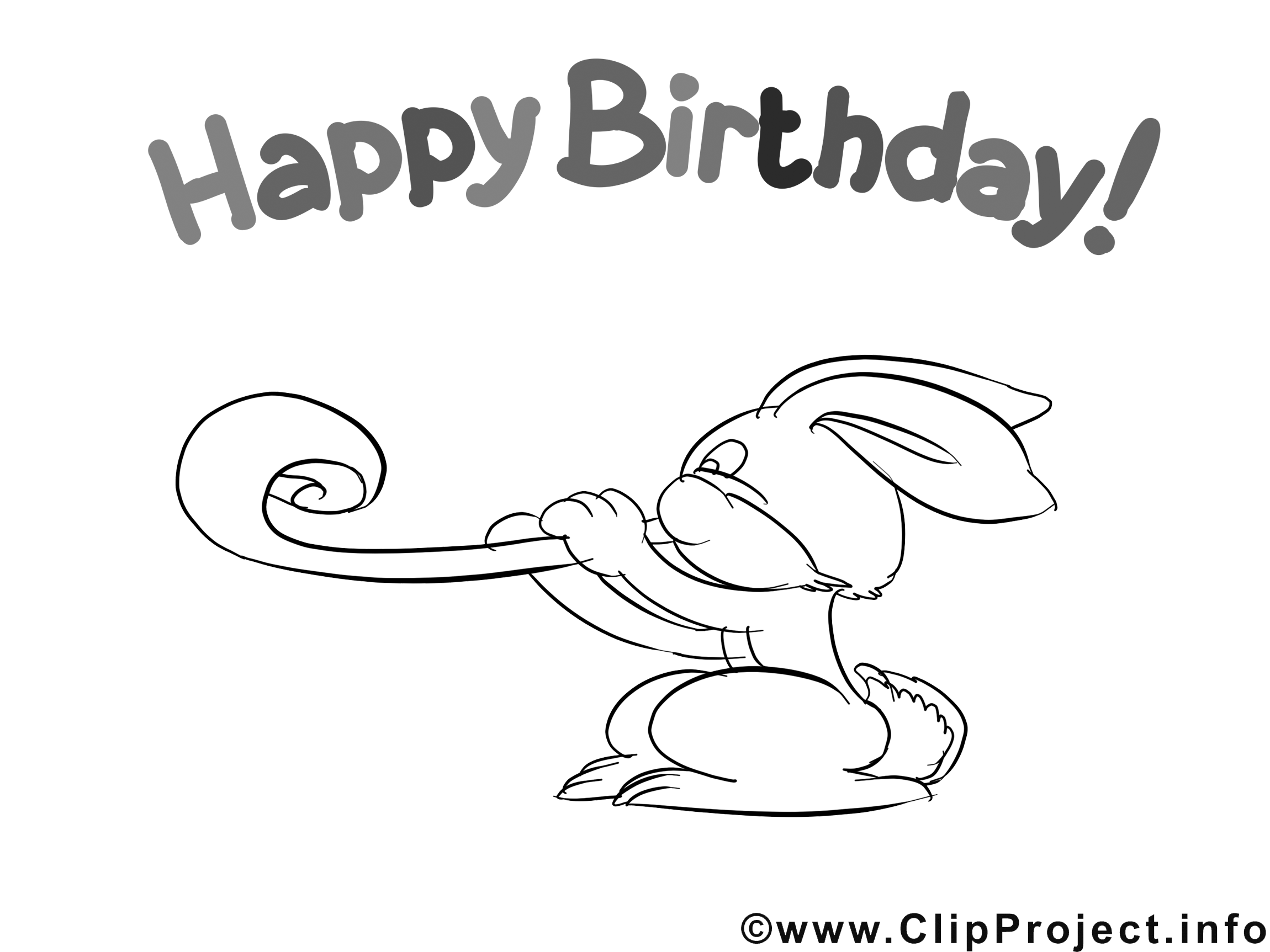 Lapin dessin – Anniversaire gratuits à imprimer  Anniversaire