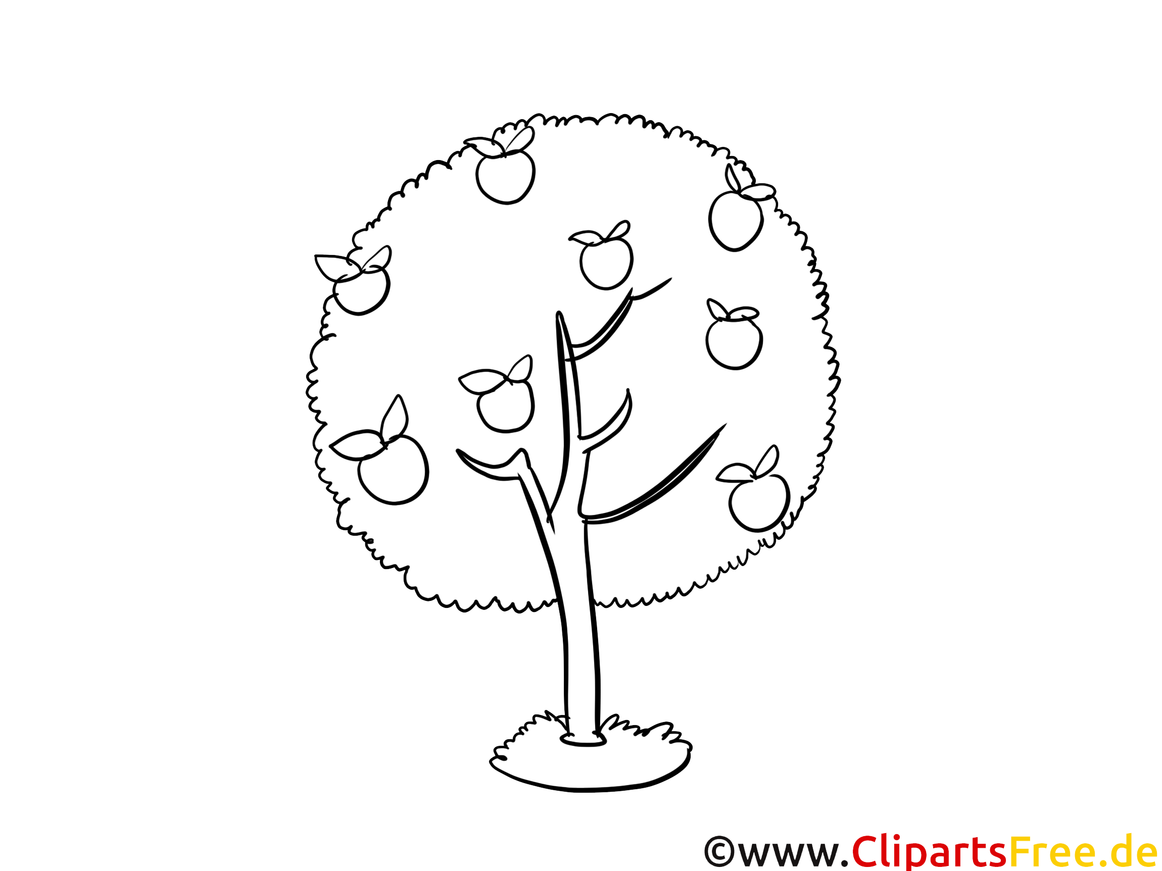 Pommier dessin - Coloriage automne à télécharger - Automne ... Pommier dessin - Coloriage automne à télécharger - Automne ...