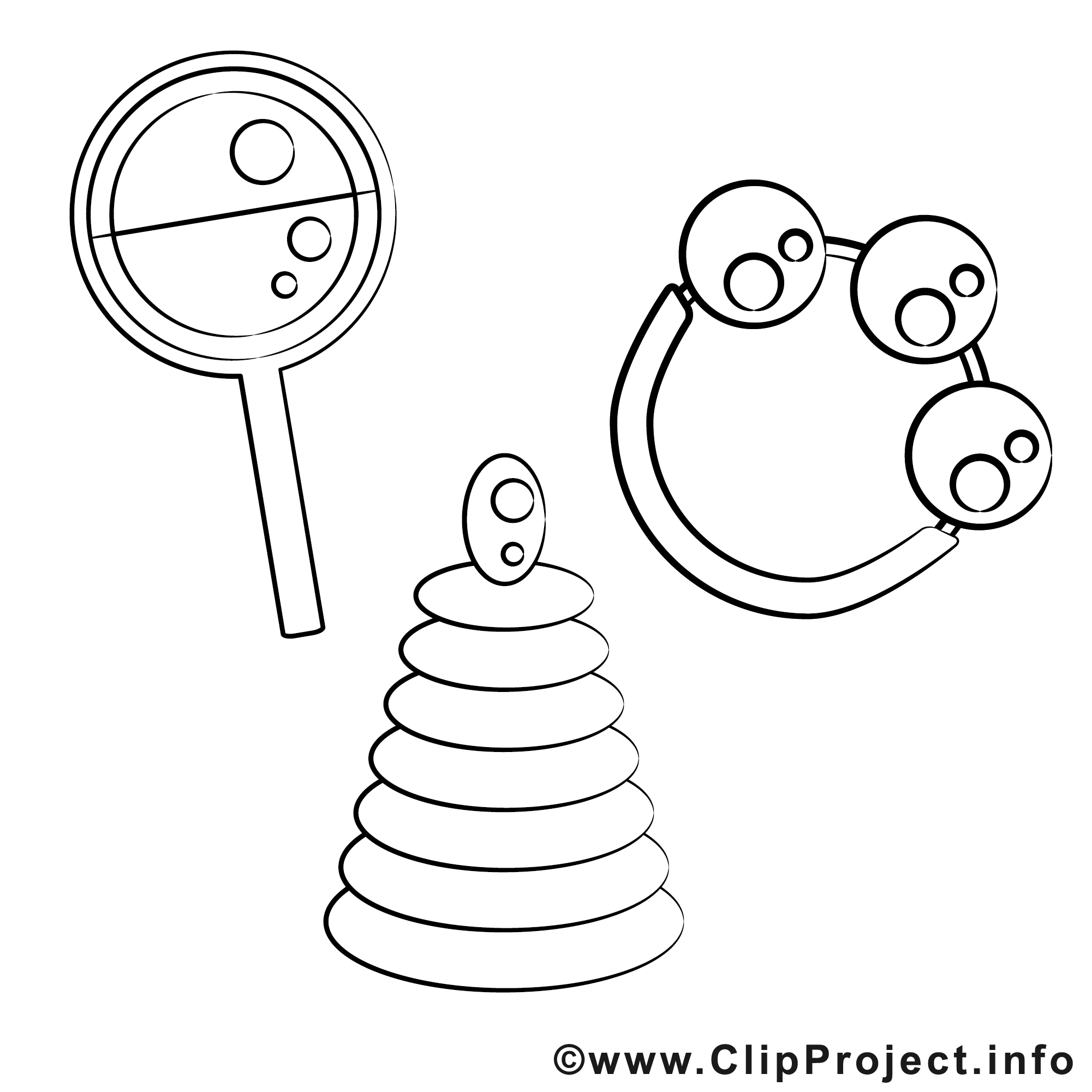 Hochet Dessin A Telecharger Bebe A Colorier Bebe Coloriages Dessin Picture Image Graphic Clip Art Telecharger Gratuit