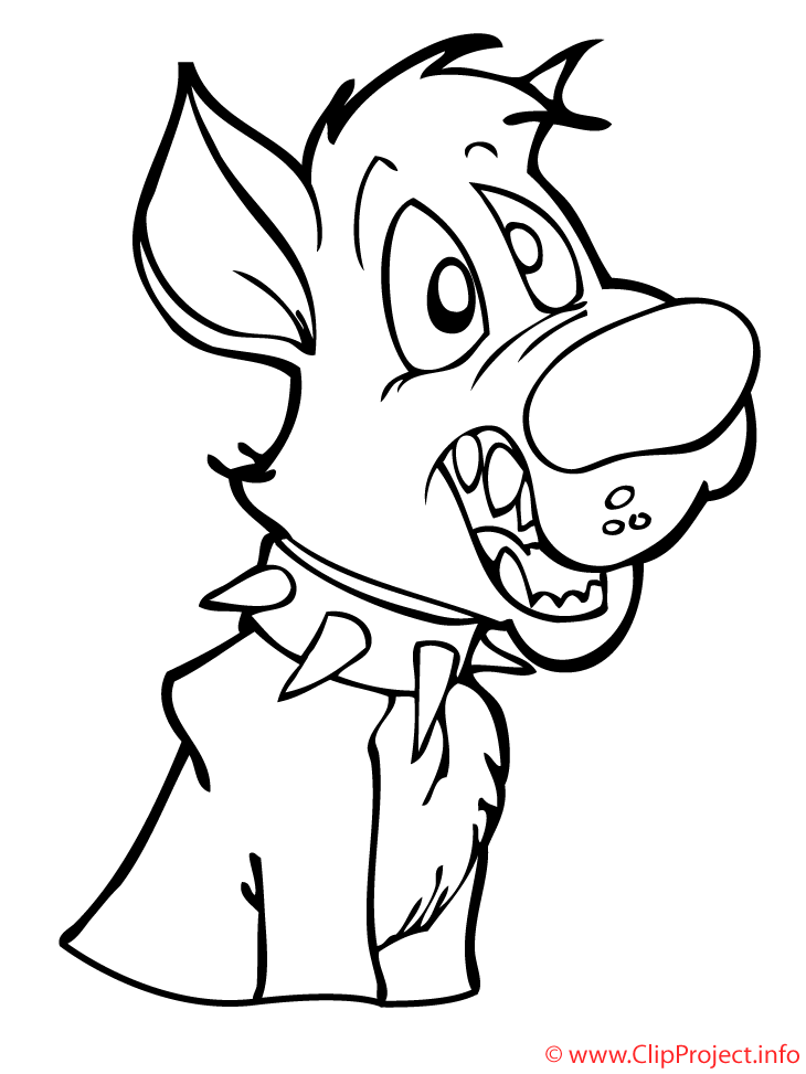Le berger allemand coloriage  Chiens coloriages dessin, picture, image