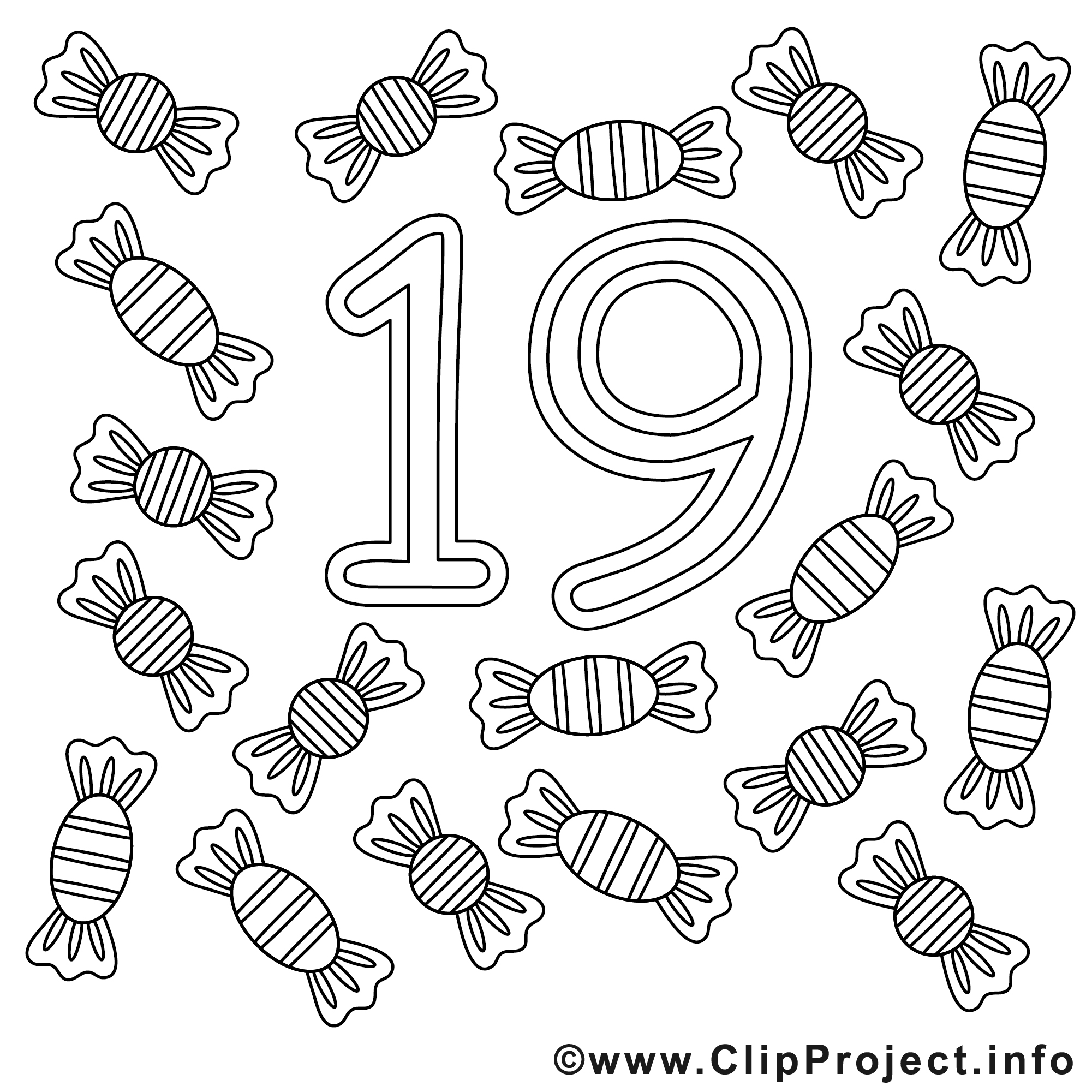 19-bonbons-clipart-nombres-dessins-colorier-chiffres-coloriages
