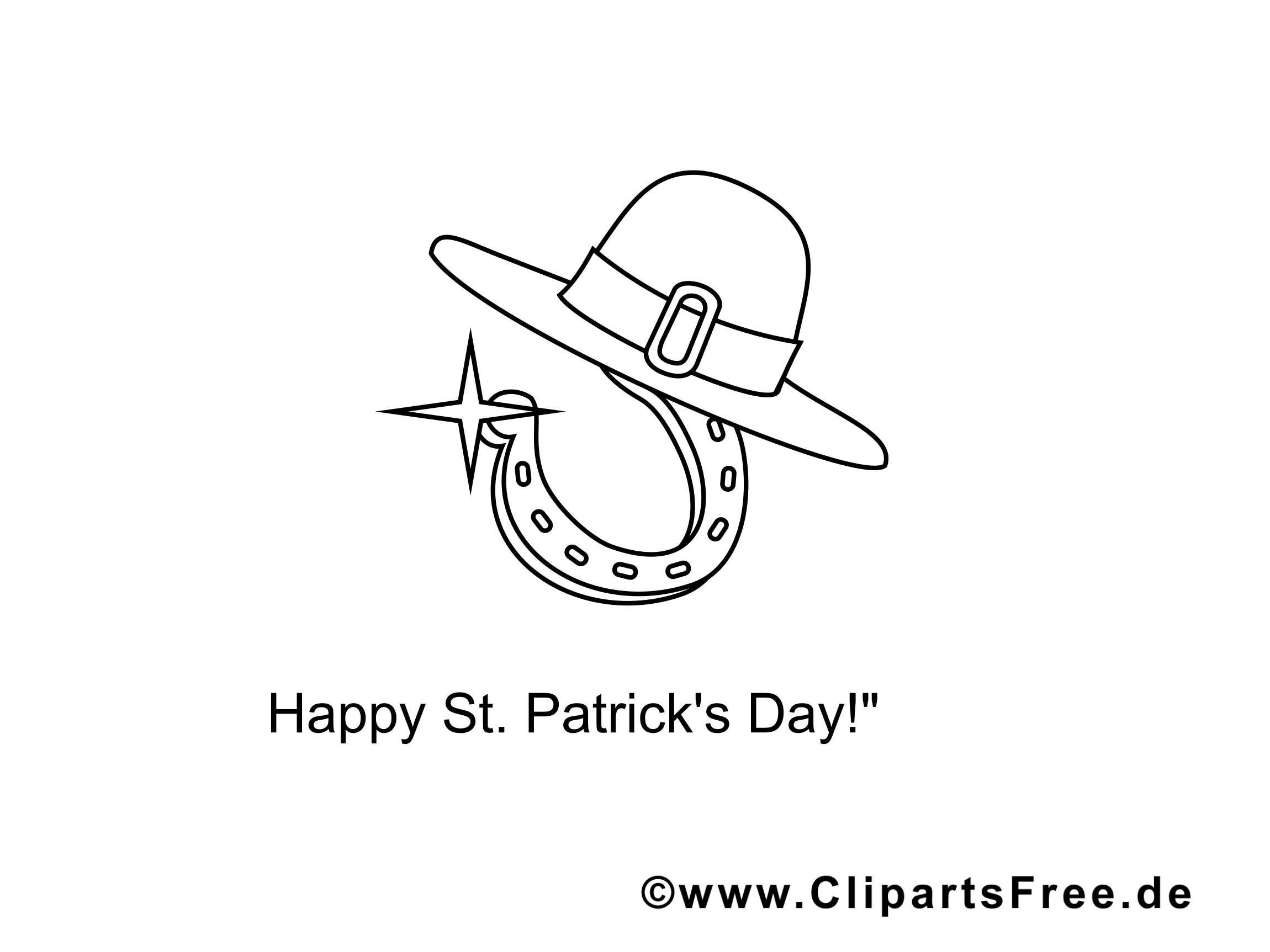 Fer A Cheval Image Saint Patrick Images A Colorier Fete De La