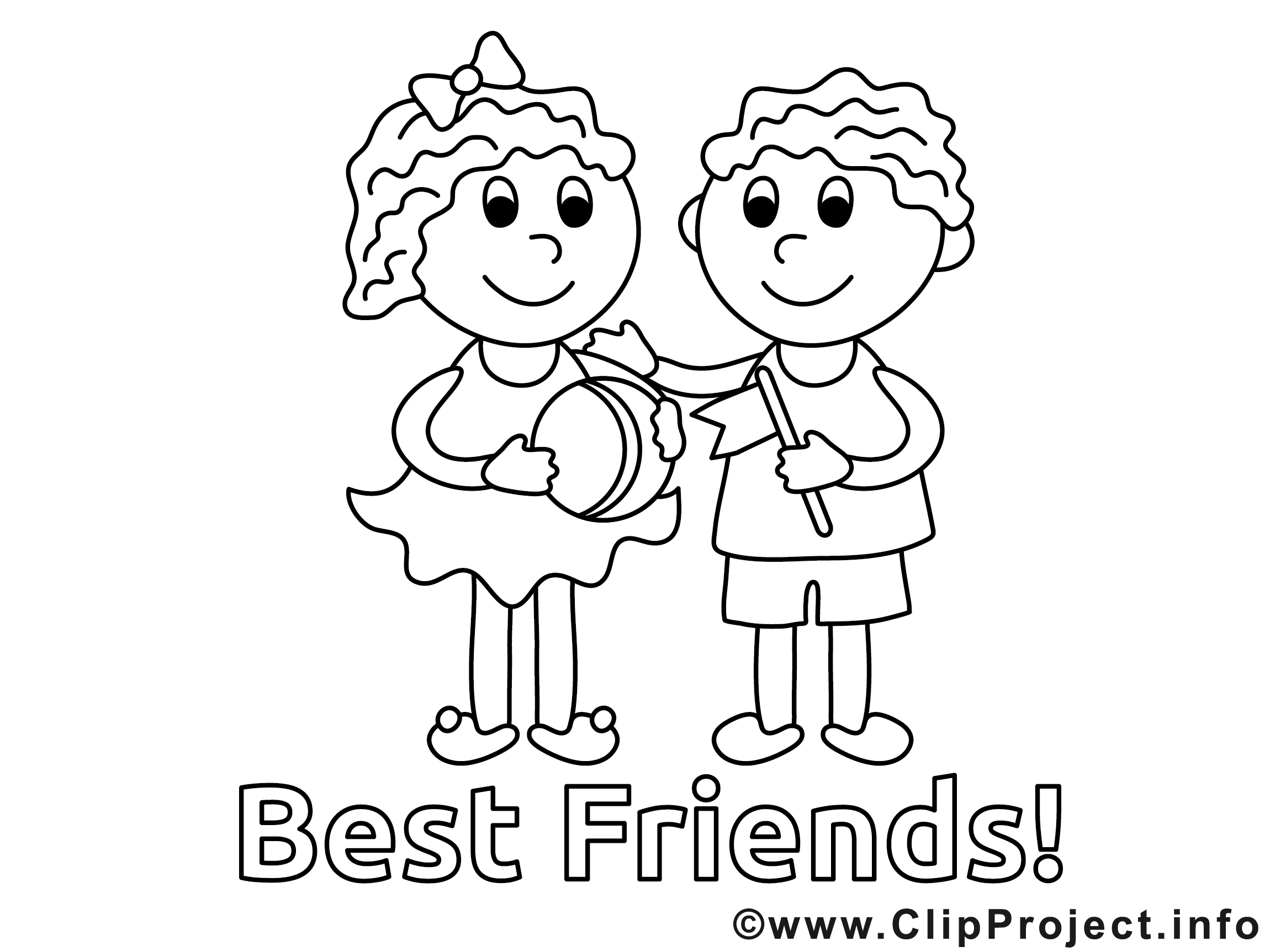 ausmalbilder beste freunde