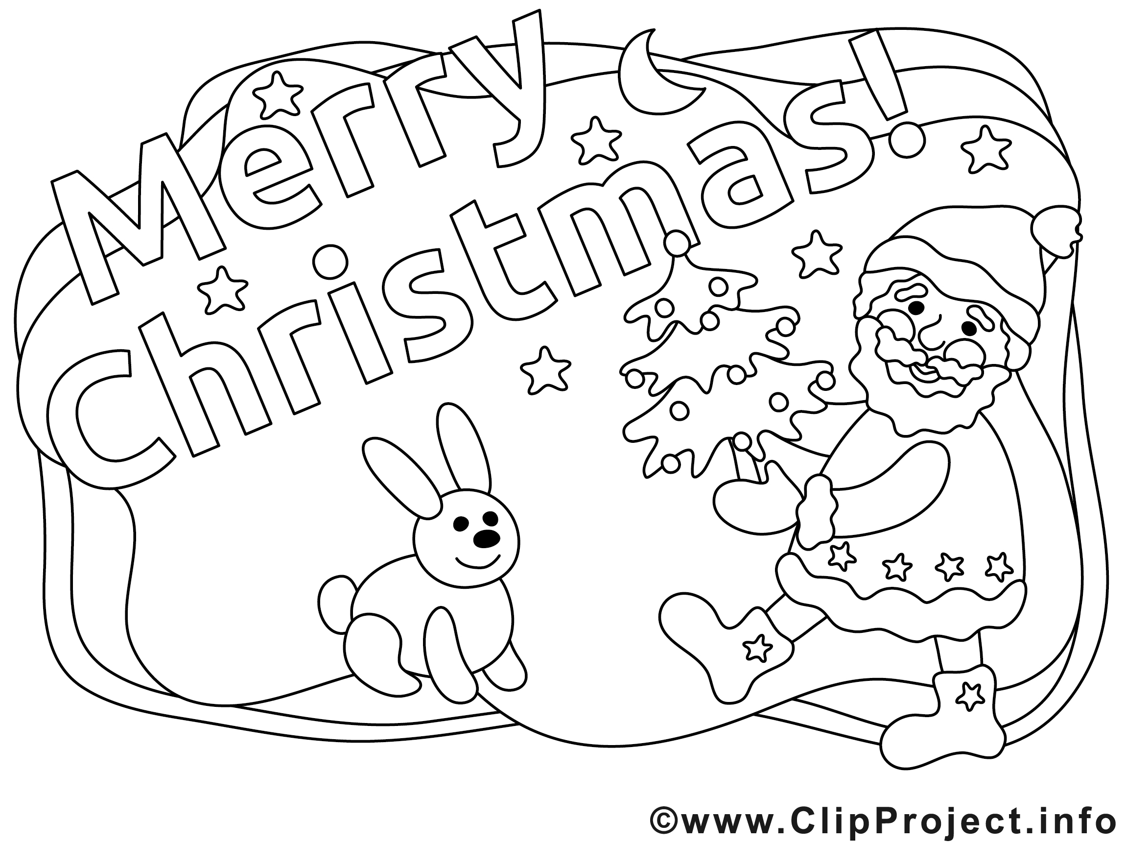 Lapin images – Noël gratuits à imprimer  Noël coloriages dessin