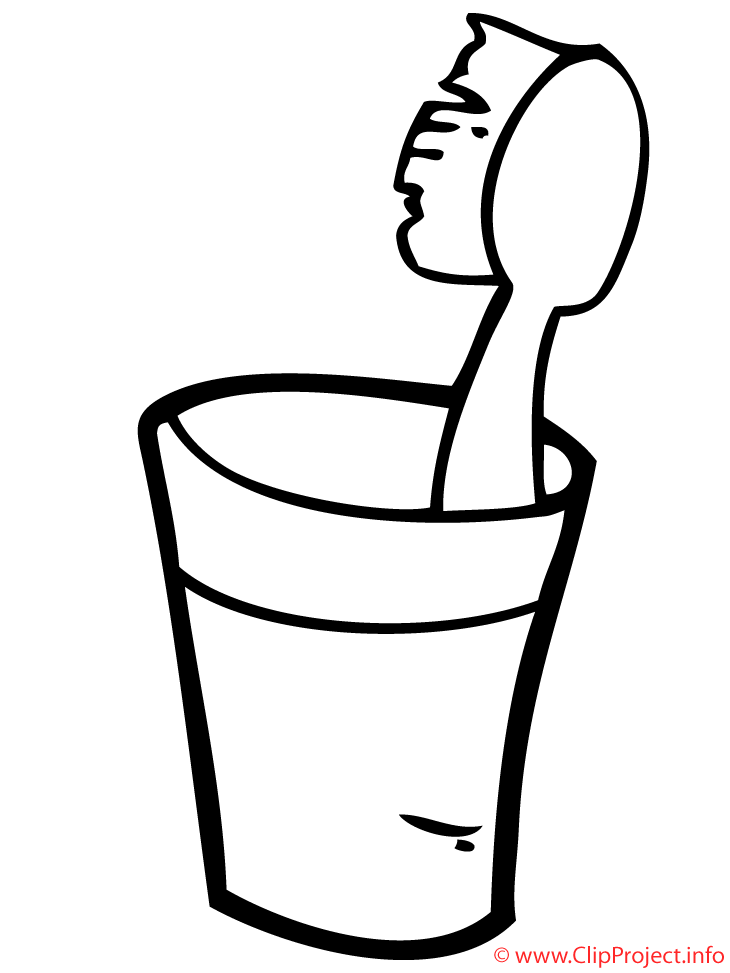Brosse coloriage - Objets coloriages dessin, picture, image, graphic ...